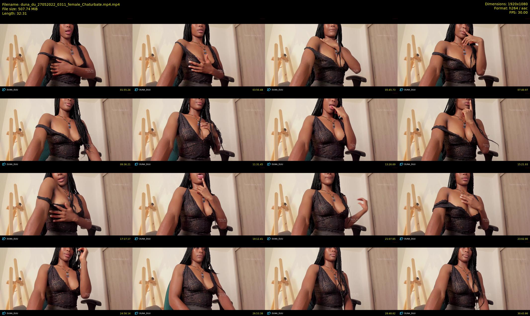 duna_du — 33 minute Chaturbate female cam show recording, 1080p, May 27, 2022