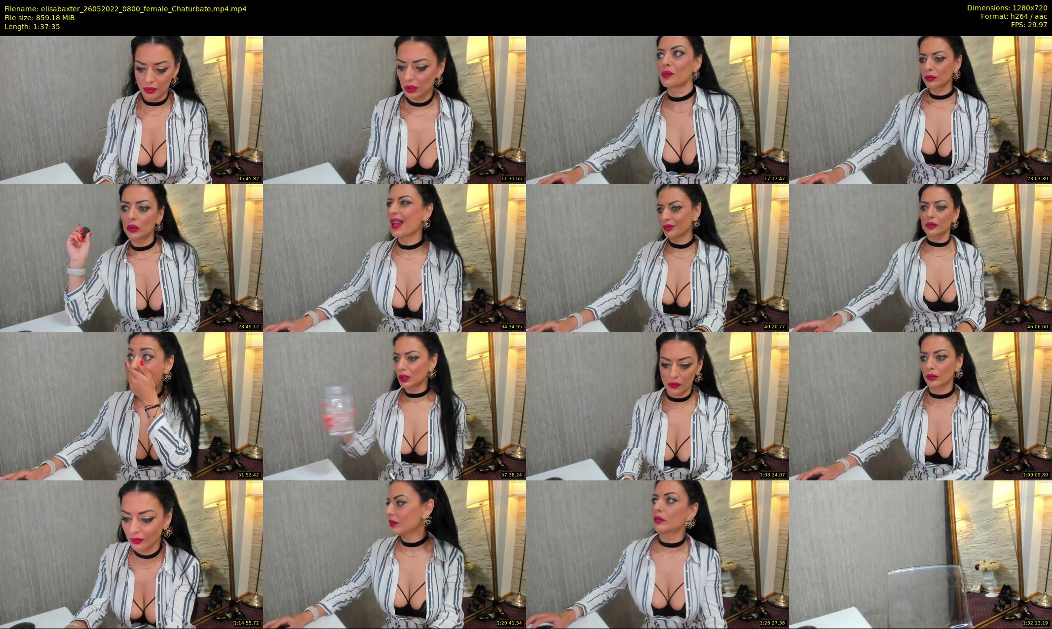 elisabaxter — 98 minute Chaturbate female cam show recording, 720p, May 26, 2022