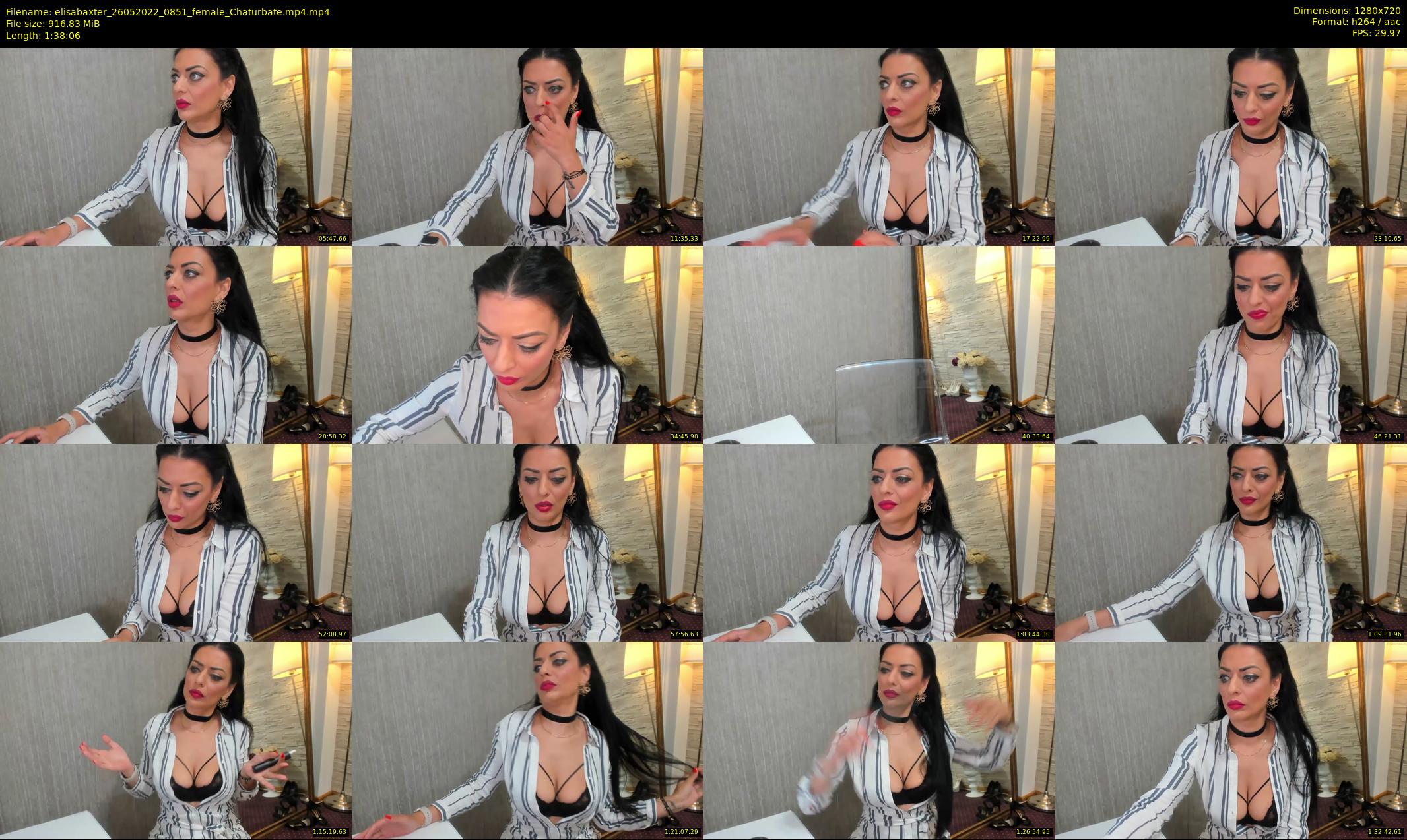 elisabaxter — 99 minute Chaturbate female cam show recording, 720p, May 26, 2022