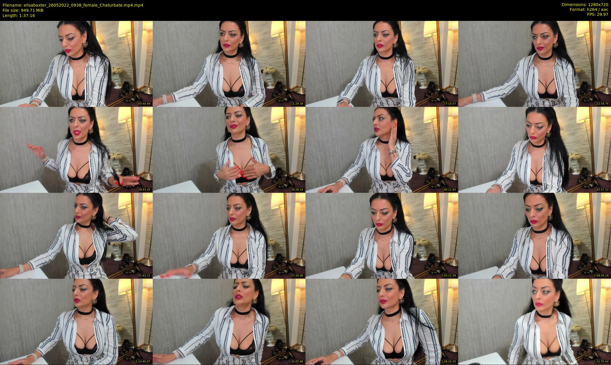elisabaxter — 98 minute Chaturbate female cam show recording, 720p, May 26, 2022