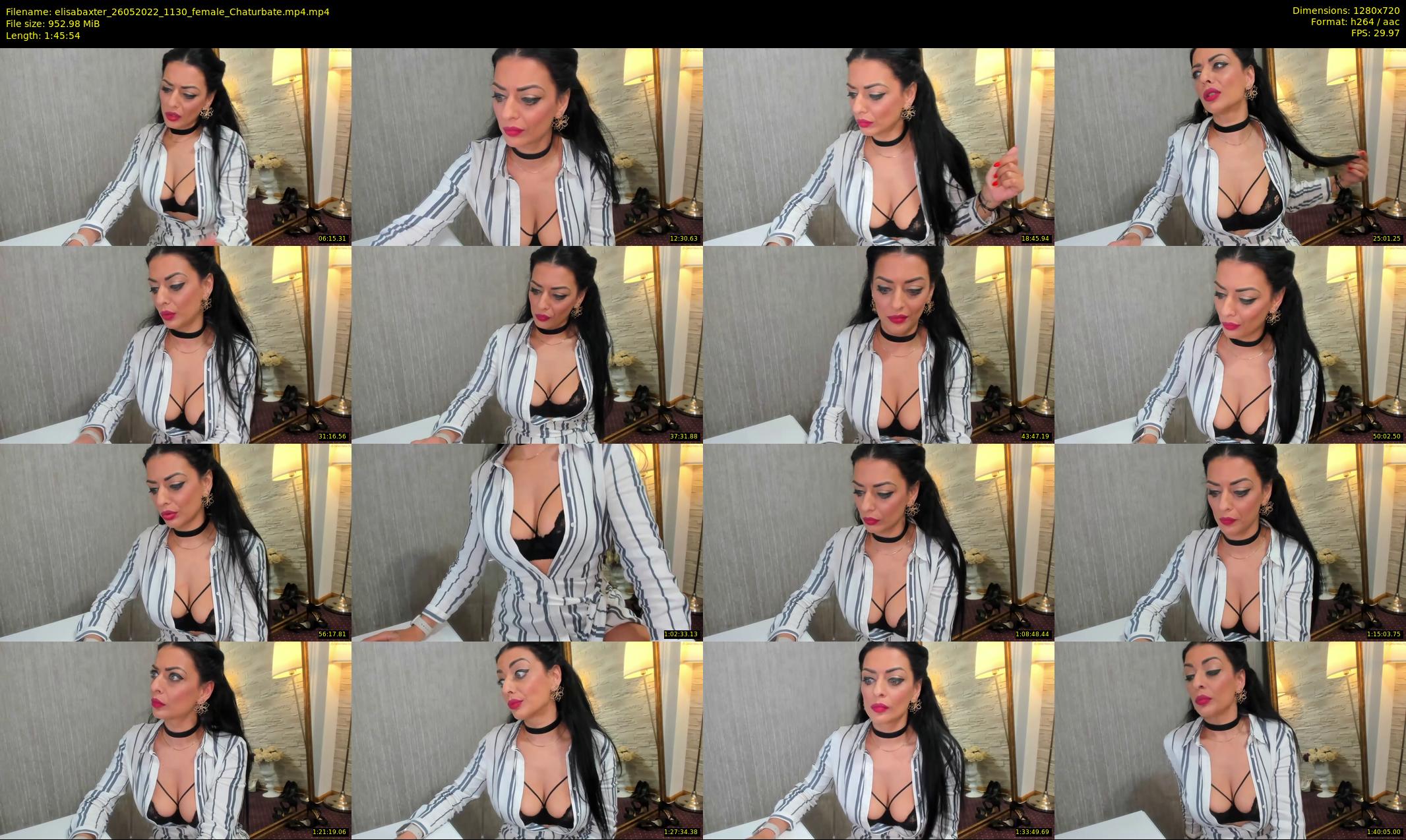 elisabaxter — 106 minute Chaturbate female cam show recording, 720p, May 26, 2022