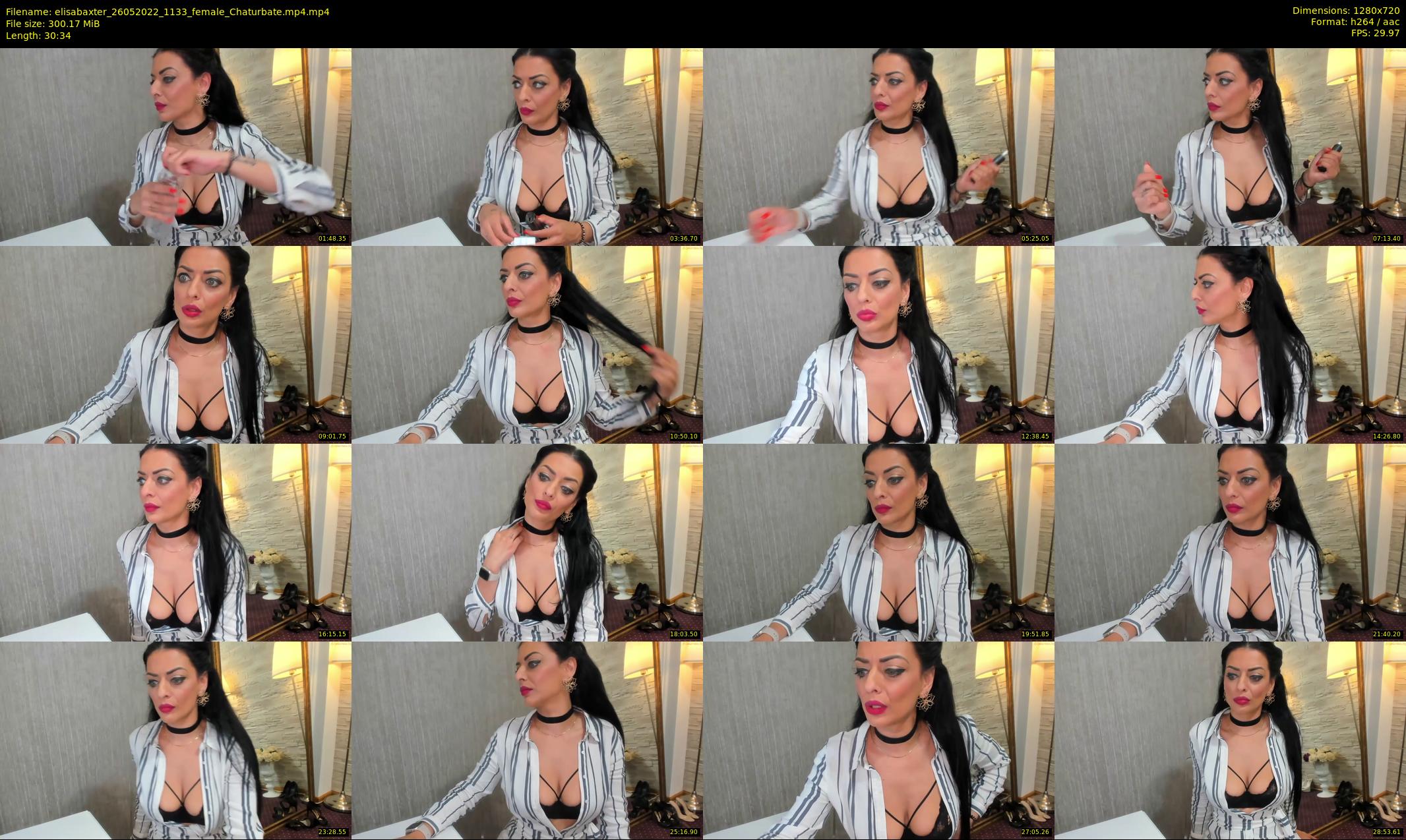 elisabaxter — 31 minute Chaturbate female cam show recording, 720p, May 26, 2022
