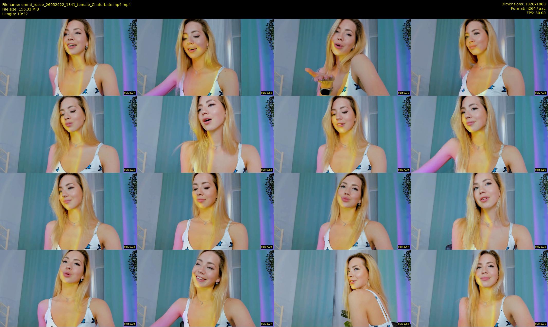 emmi_rosee — 11 minute Chaturbate female cam show recording, 1080p, May 26, 2022