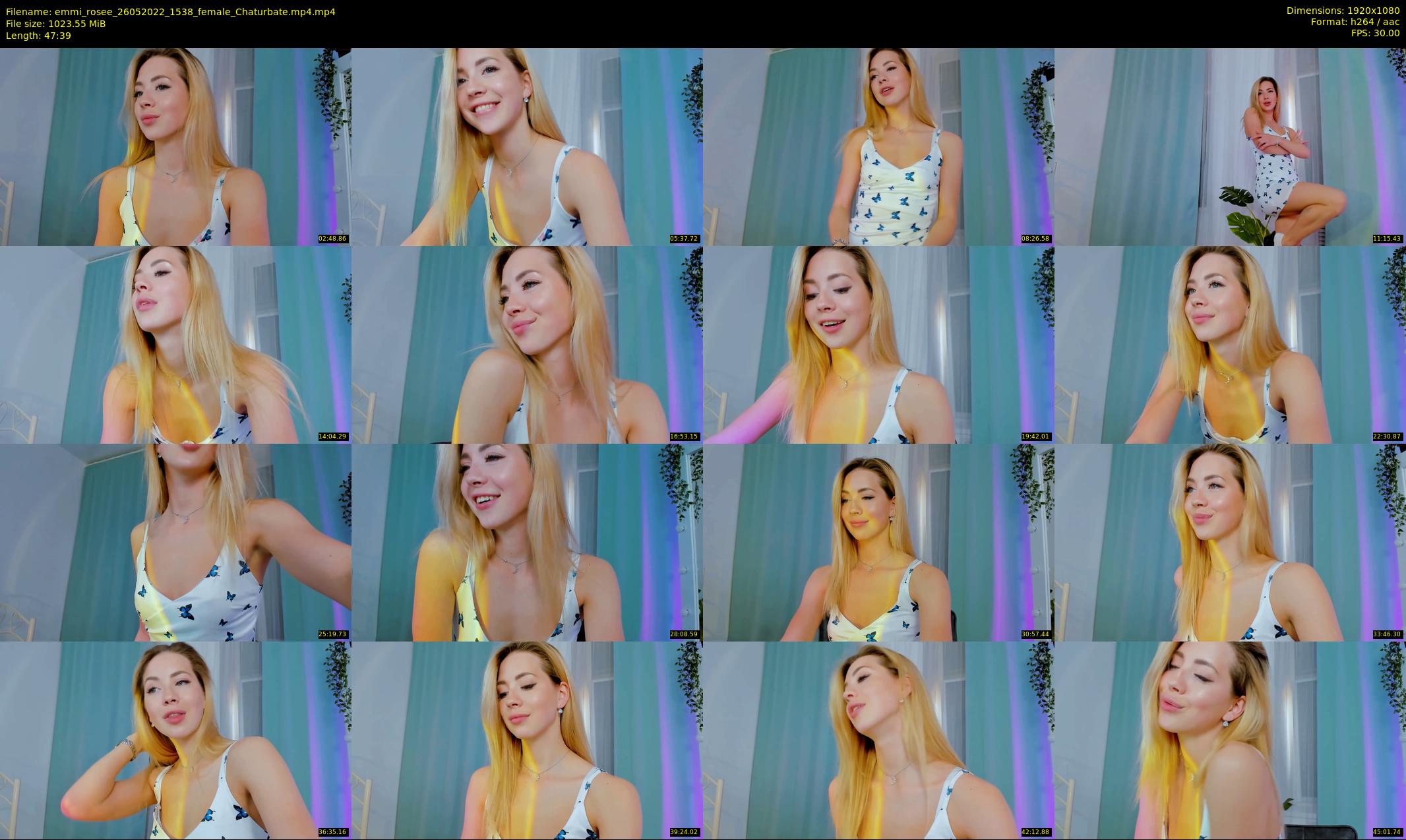 emmi_rosee — 48 minute Chaturbate female cam show recording, 1080p, May 26, 2022
