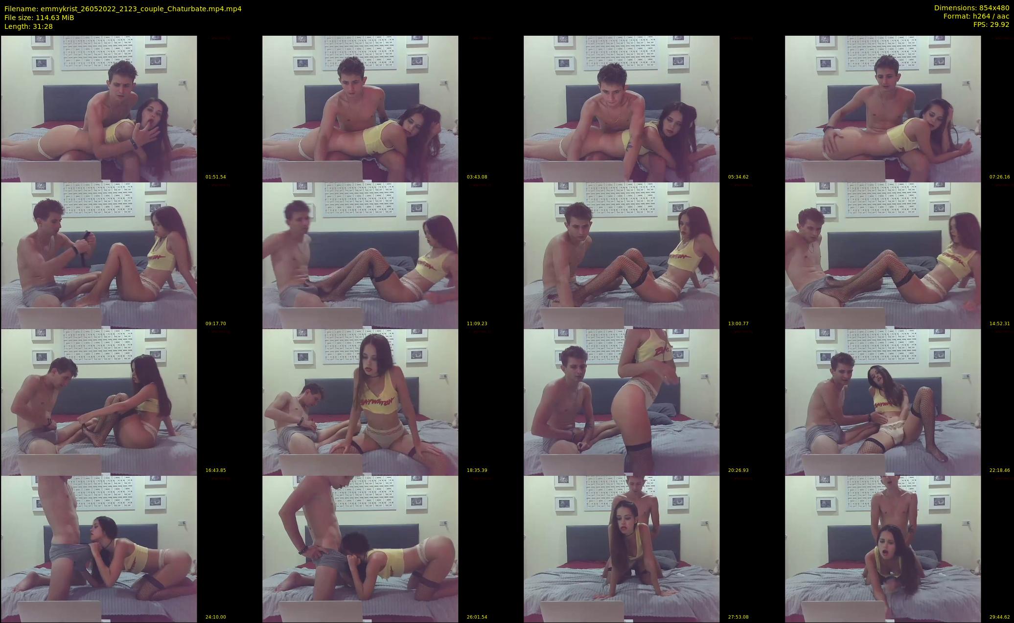 emmykrist — 32 minute Chaturbate couple cam show recording, 480p, May 26, 2022