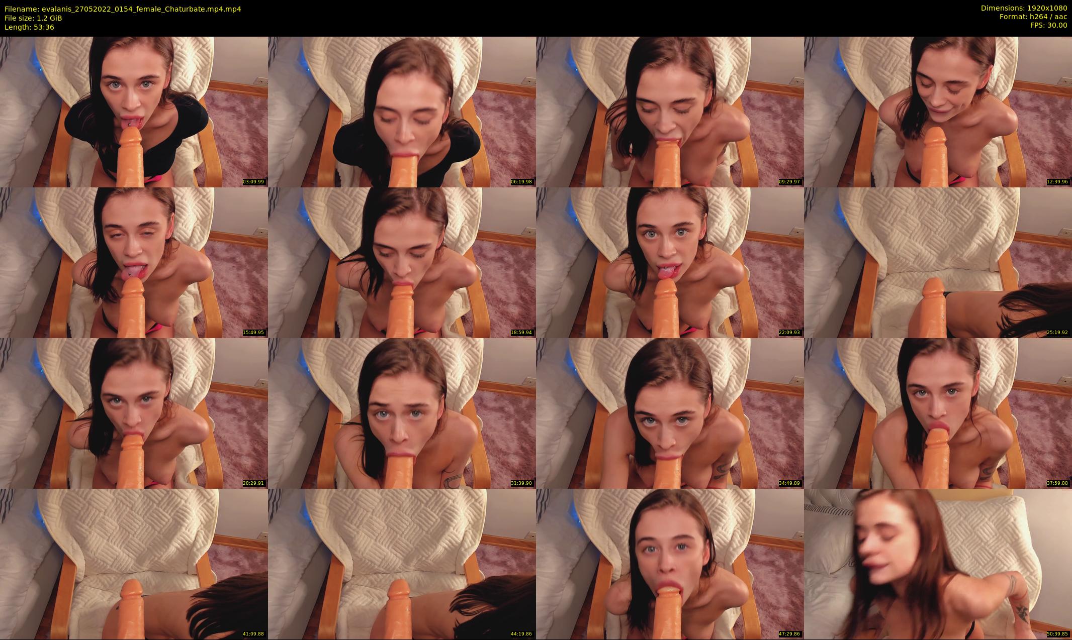 evalanis — 54 minute Chaturbate couple cam show recording, 1080p, May 27, 2022