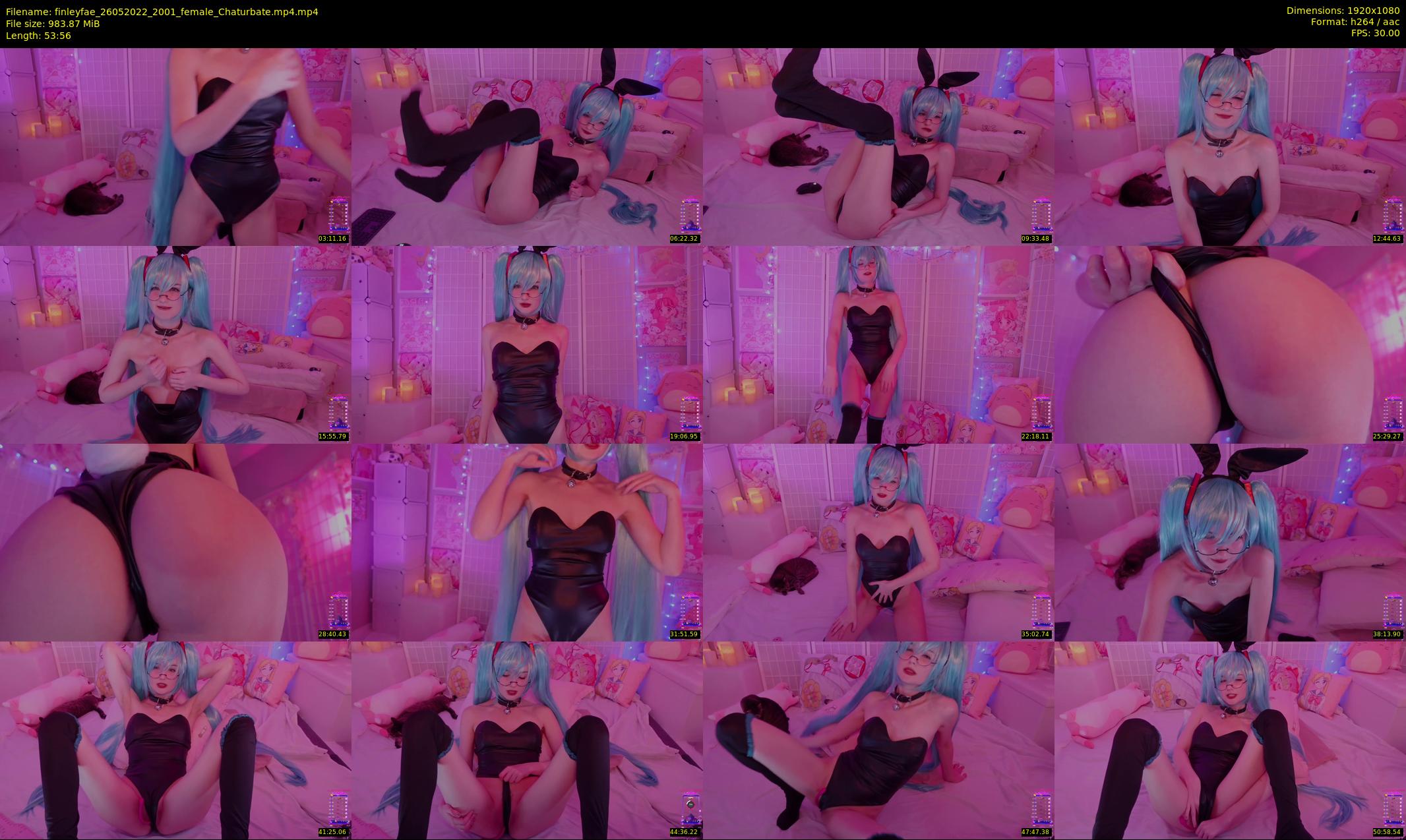 finleyfae — 54 minute Chaturbate female cam show recording, 1080p, May 26, 2022