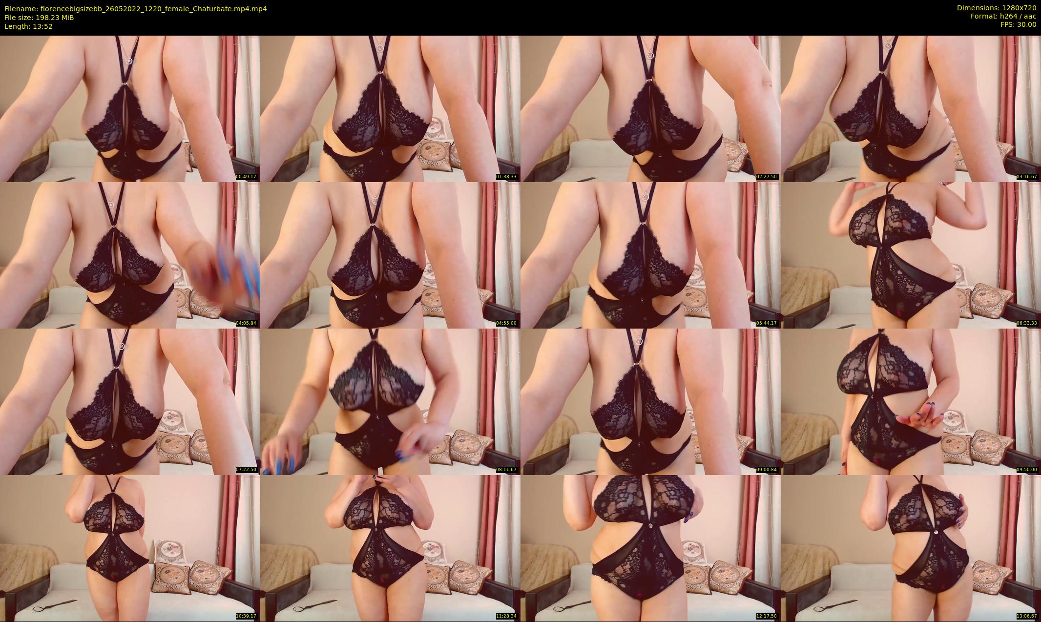 florencebigsizebb — 14 minute Chaturbate female cam show recording, 720p, May 26, 2022