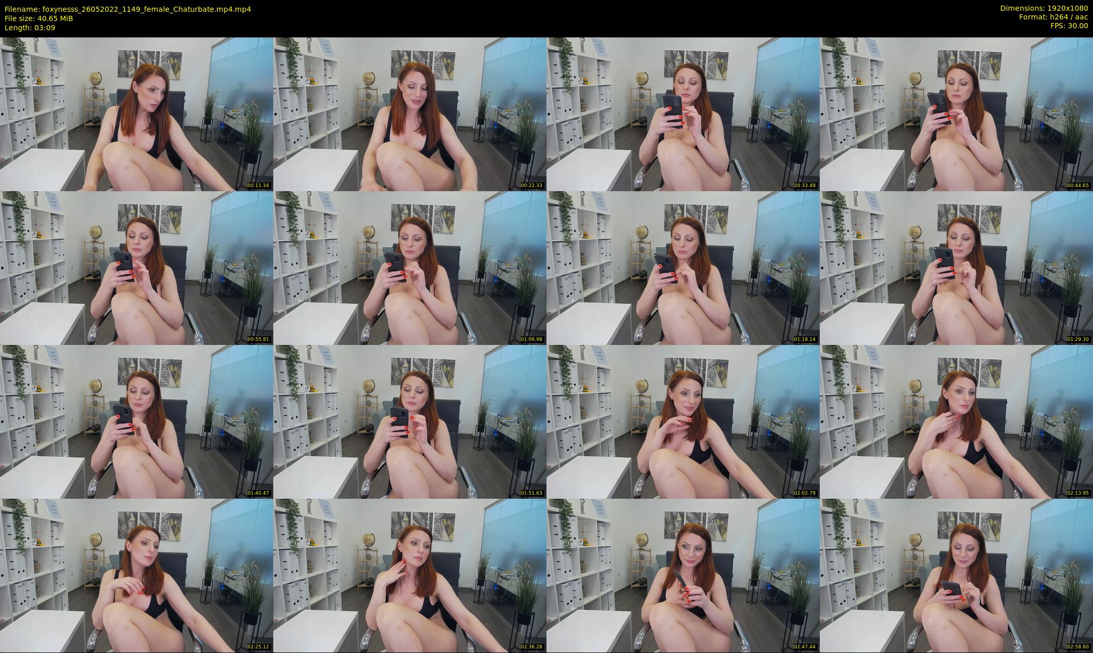 foxynesss — 4 minute Chaturbate female cam show recording, 1080p, May 26, 2022