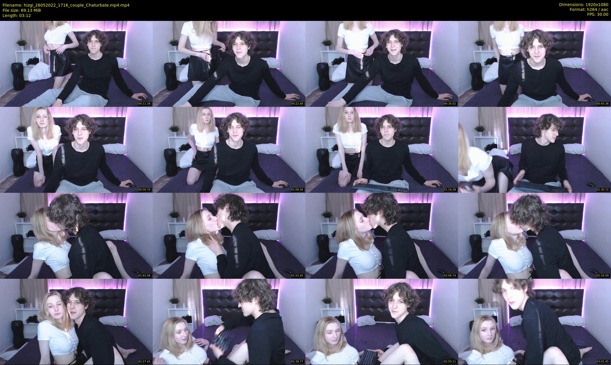 hizgi — 4 minute Chaturbate couple cam show recording, 1080p, May 26, 2022