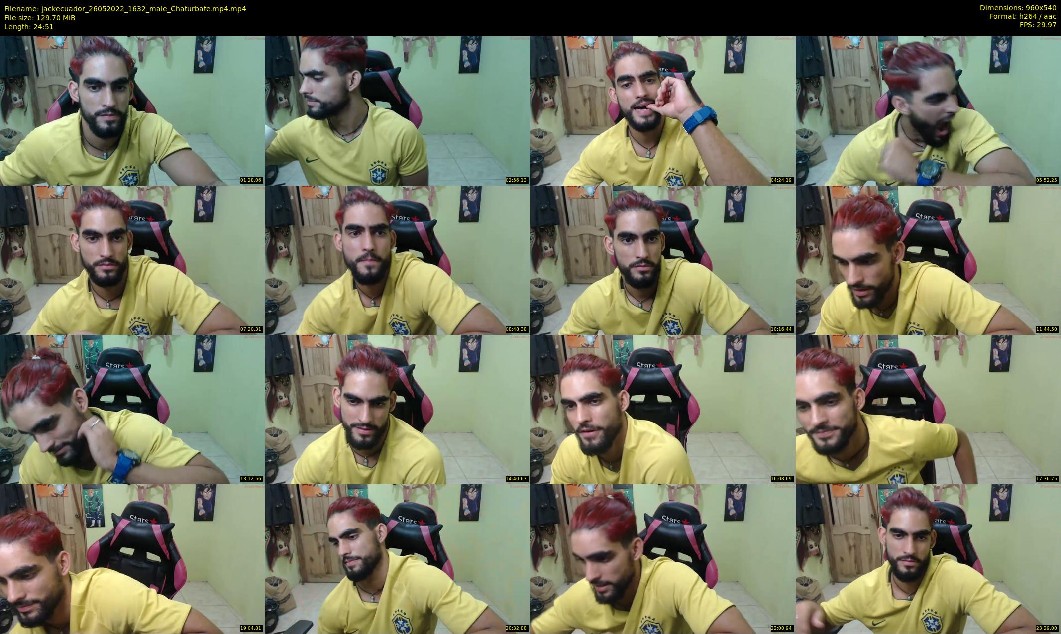 jackecuador — 25 minute Chaturbate male cam show recording, 480p, May 26, 2022