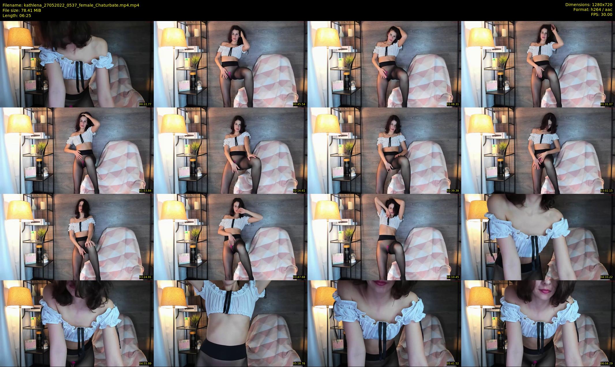 kathlena — 7 minute Chaturbate female cam show recording, 720p, May 27, 2022