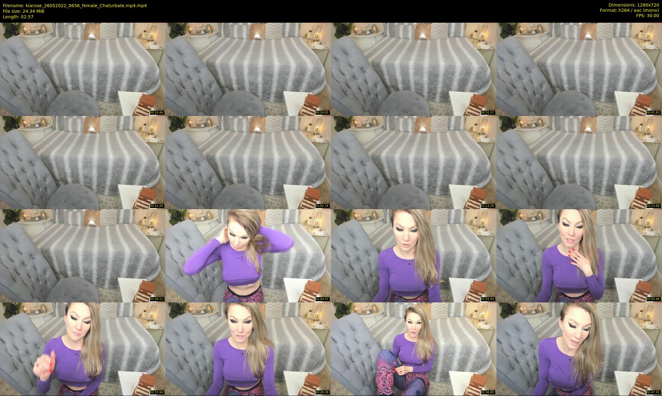 kiarose — 3 minute Chaturbate female cam show recording, 720p, May 26, 2022