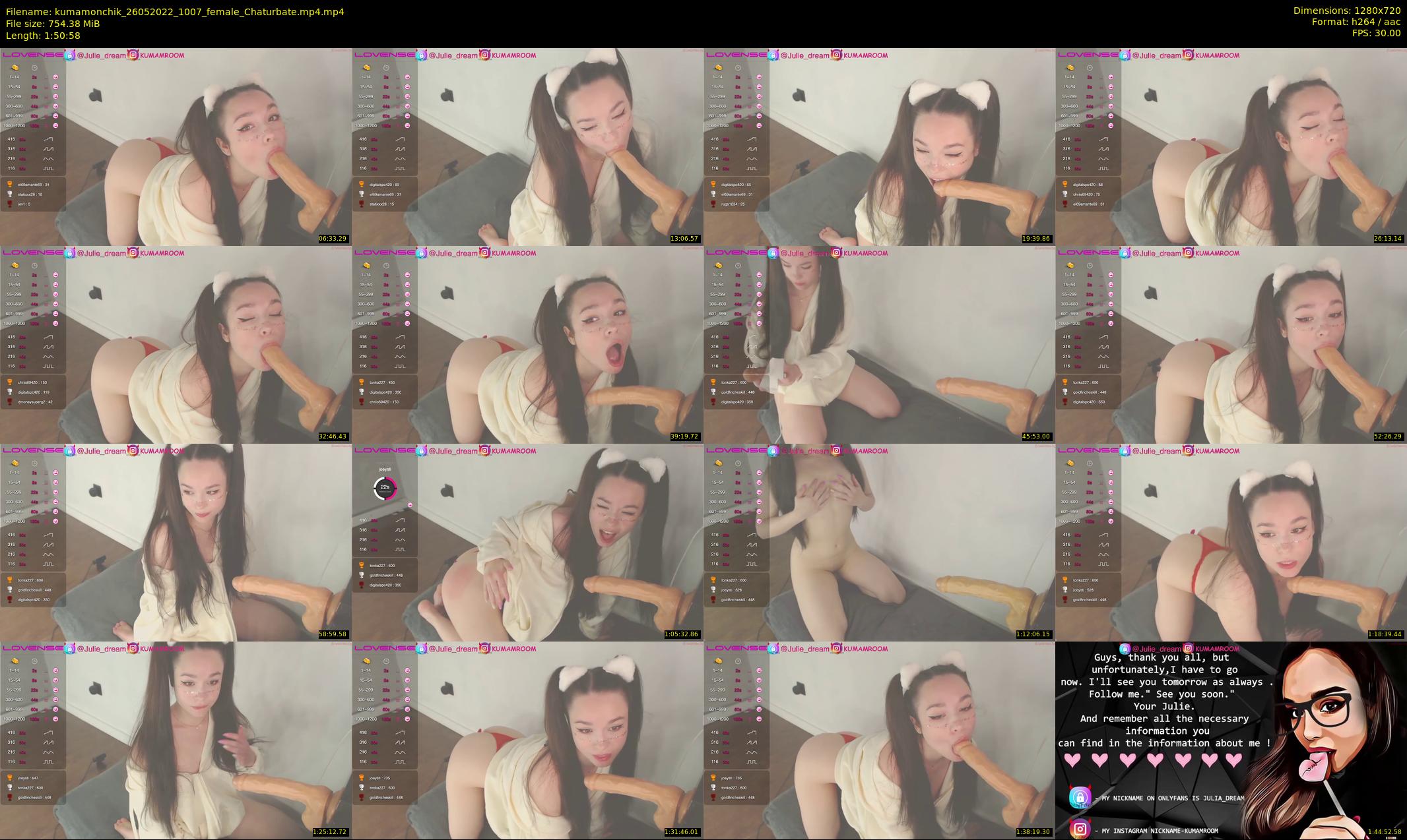 kumamonchik — 111 minute Chaturbate couple cam show recording, 720p, May 26, 2022