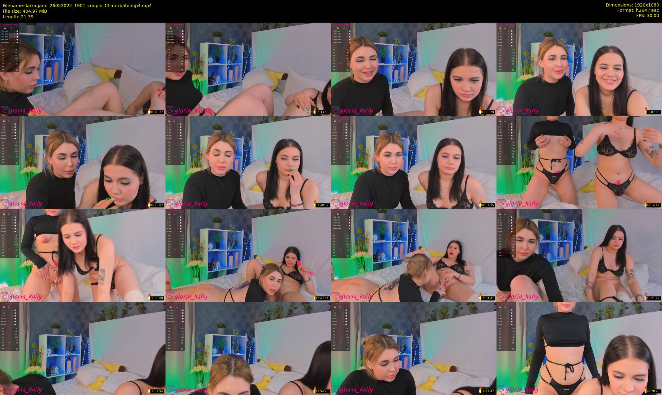 larragane — 22 minute Chaturbate couple cam show recording, 1080p, May 26, 2022