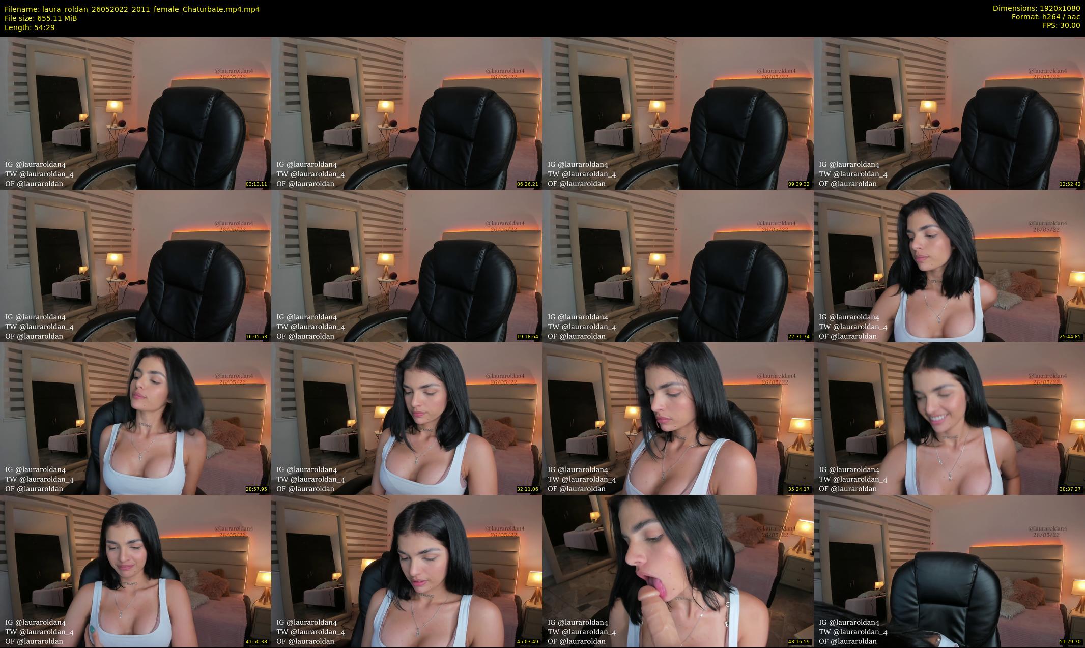 laura_roldan — 55 minute Chaturbate female cam show recording, 1080p, May 26, 2022