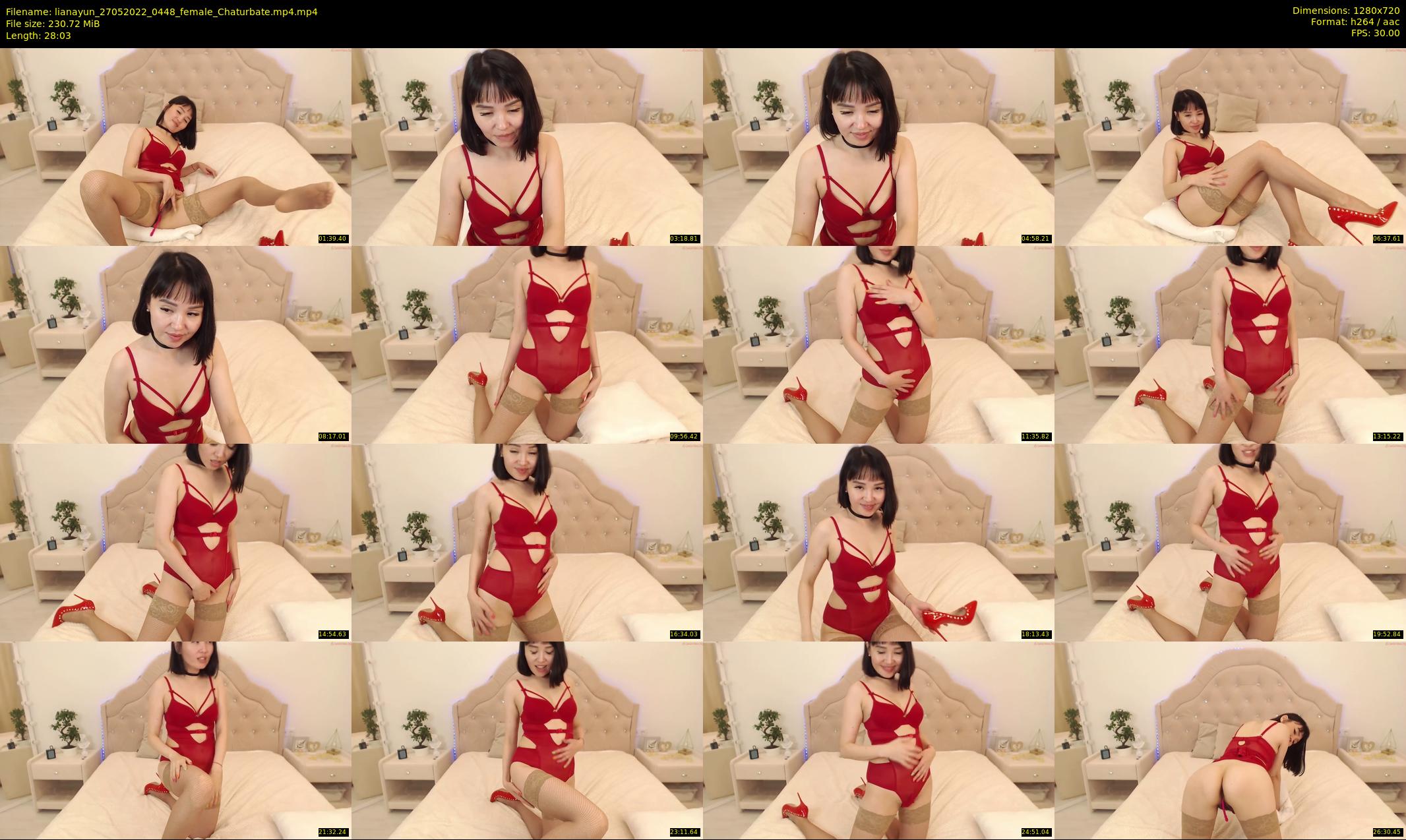 lianayun — 29 minute Chaturbate female cam show recording, 720p, May 27, 2022