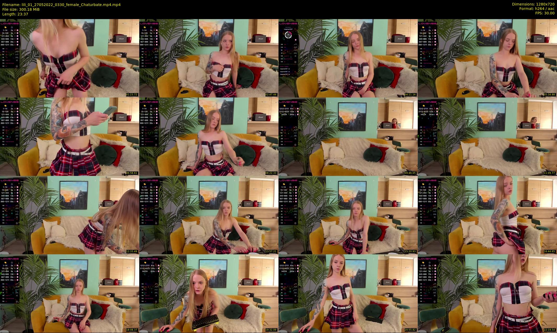 lili_01 — 24 minute Chaturbate female cam show recording, 720p, May 27, 2022