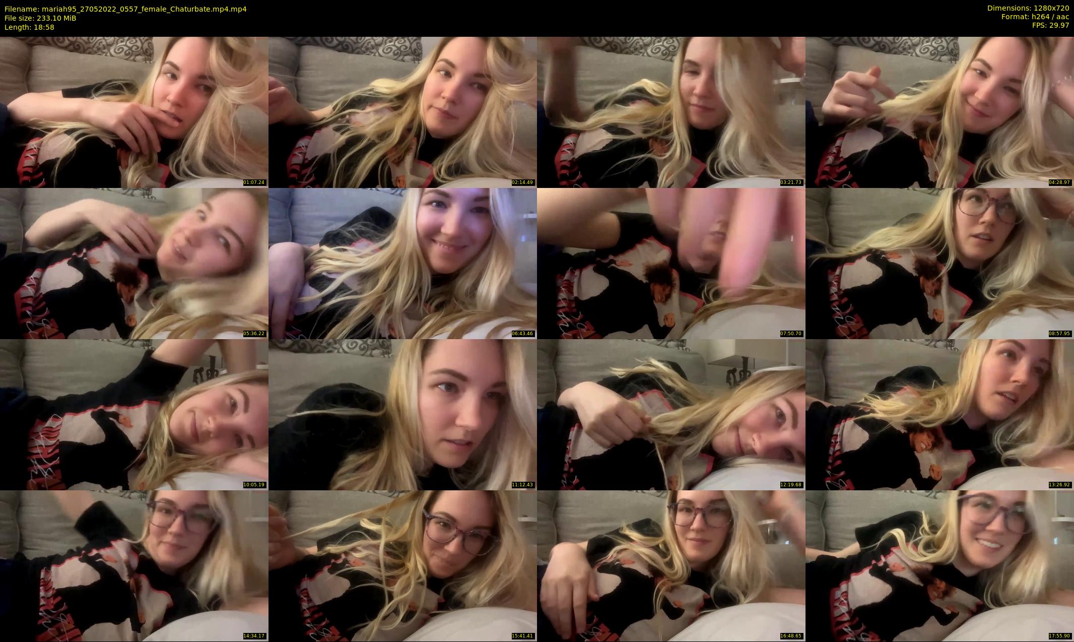 mariah95 — 19 minute Chaturbate female cam show recording, 720p, May 27, 2022