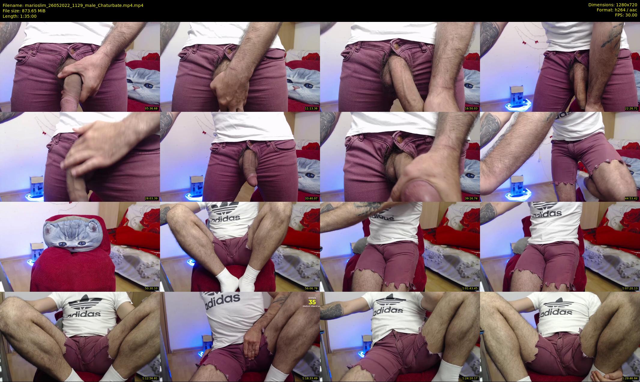 marioslim — 95 minute Chaturbate male cam show recording, 720p, May 26, 2022
