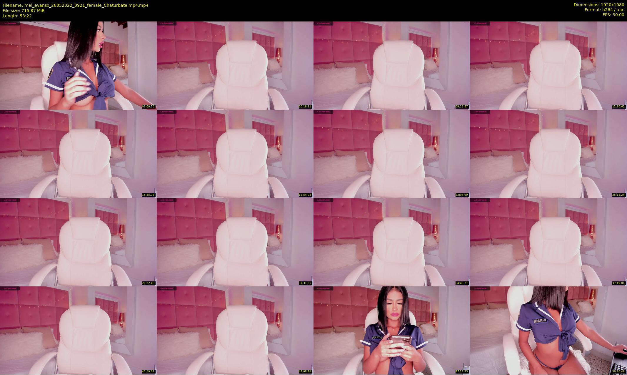 mel_evansx — 54 minute Chaturbate female cam show recording, 1080p, May 26, 2022
