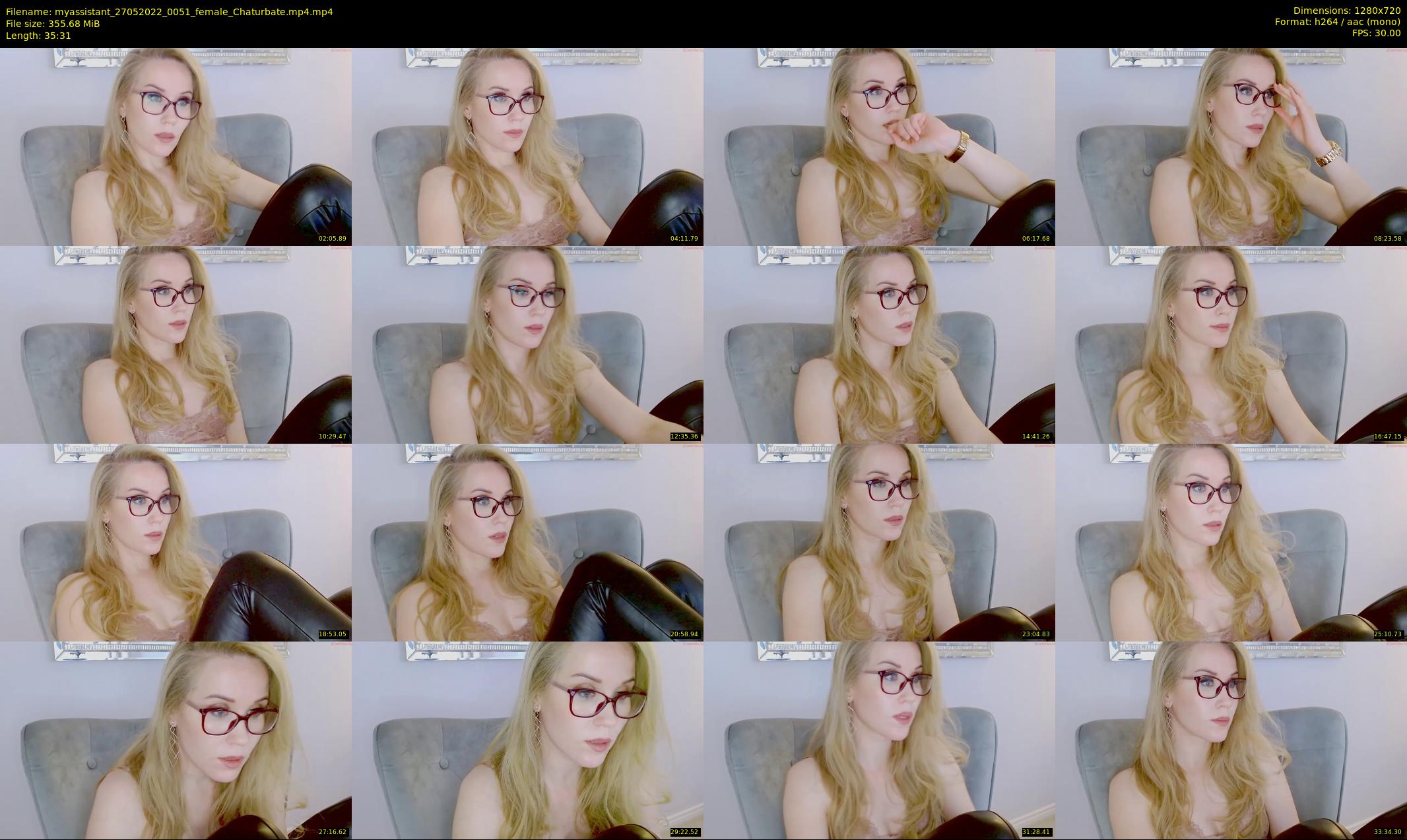 myassistant — 36 minute Chaturbate female cam show recording, 720p, May 27, 2022