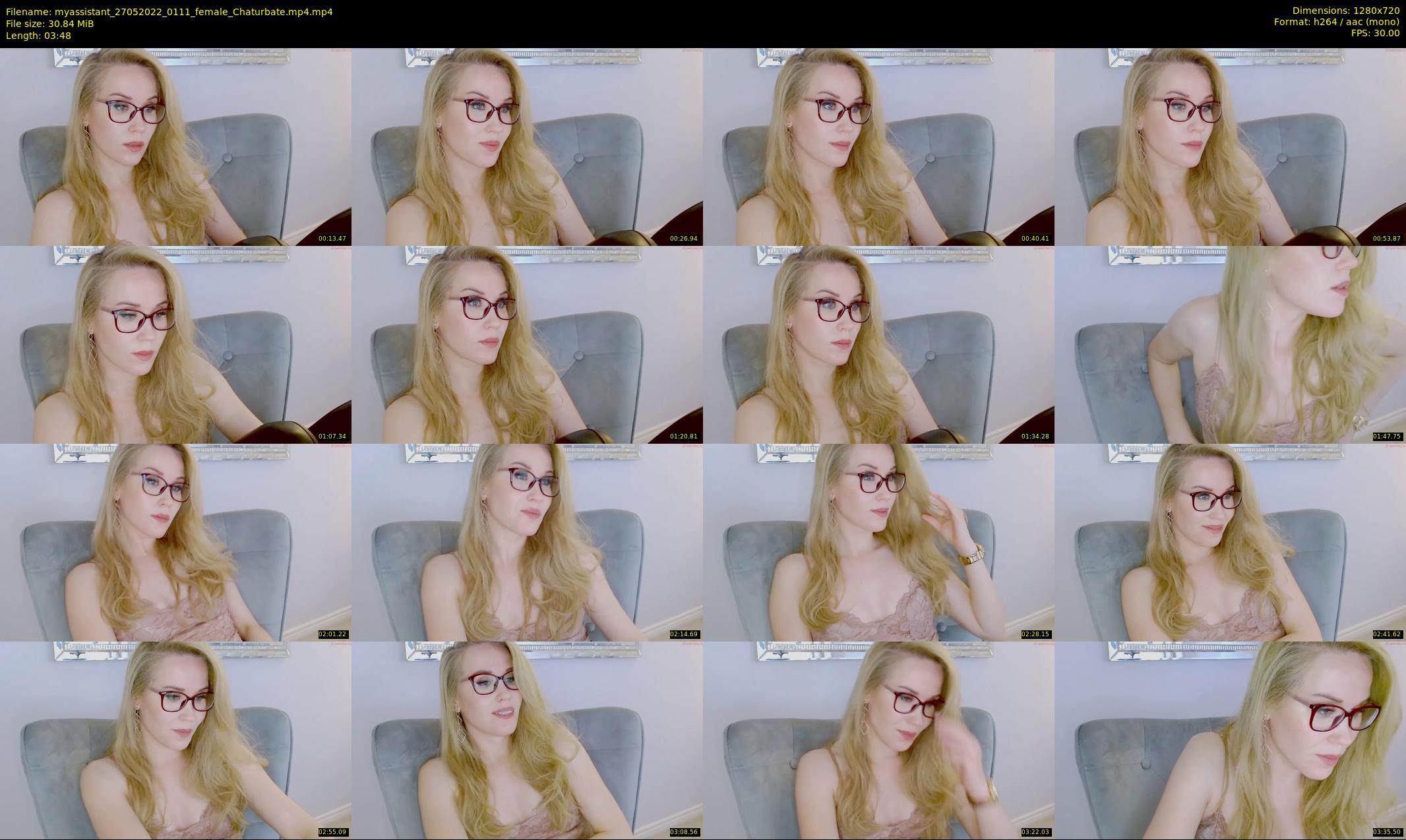myassistant — 4 minute Chaturbate female cam show recording, 720p, May 27, 2022
