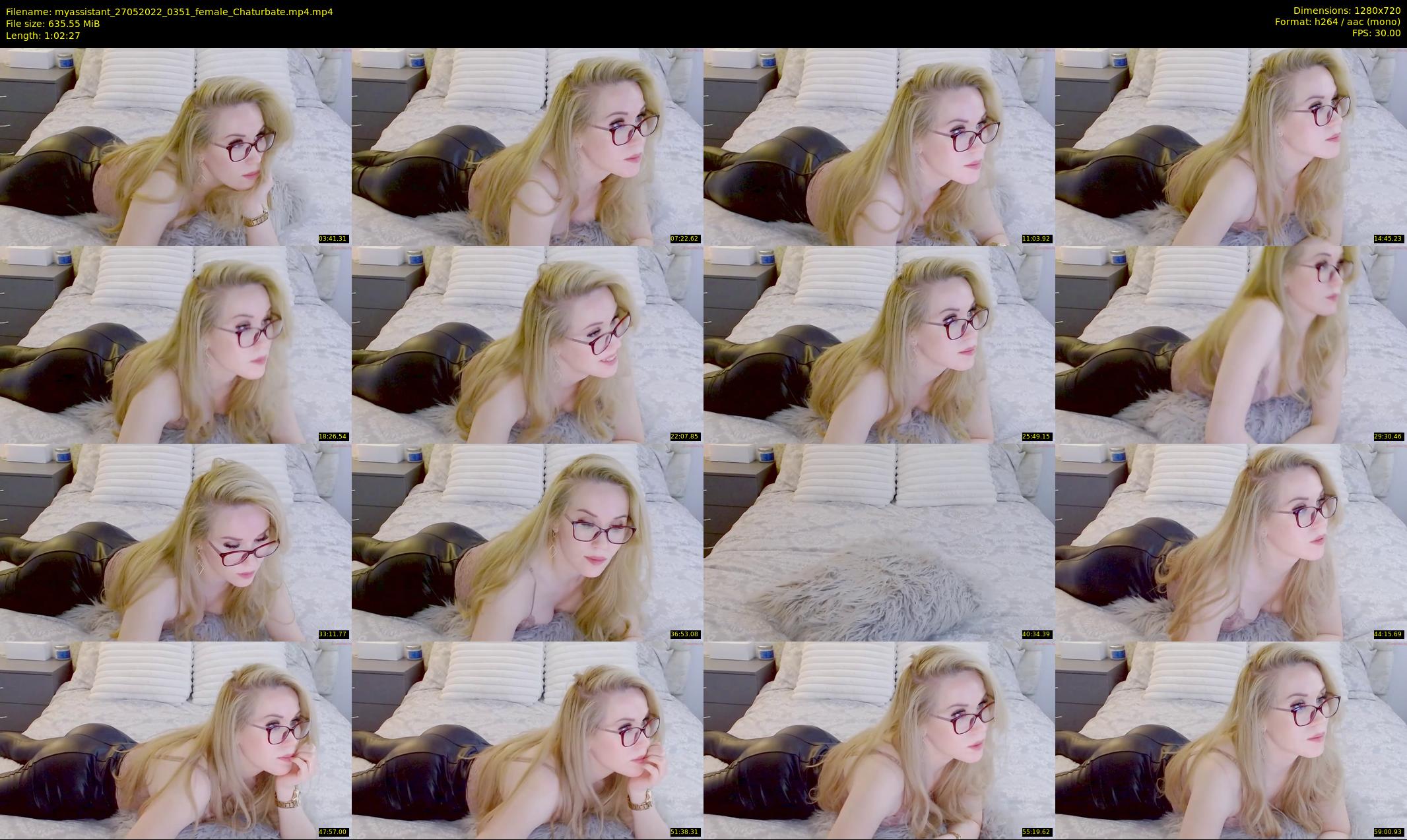myassistant — 63 minute Chaturbate female cam show recording, 720p, May 27, 2022