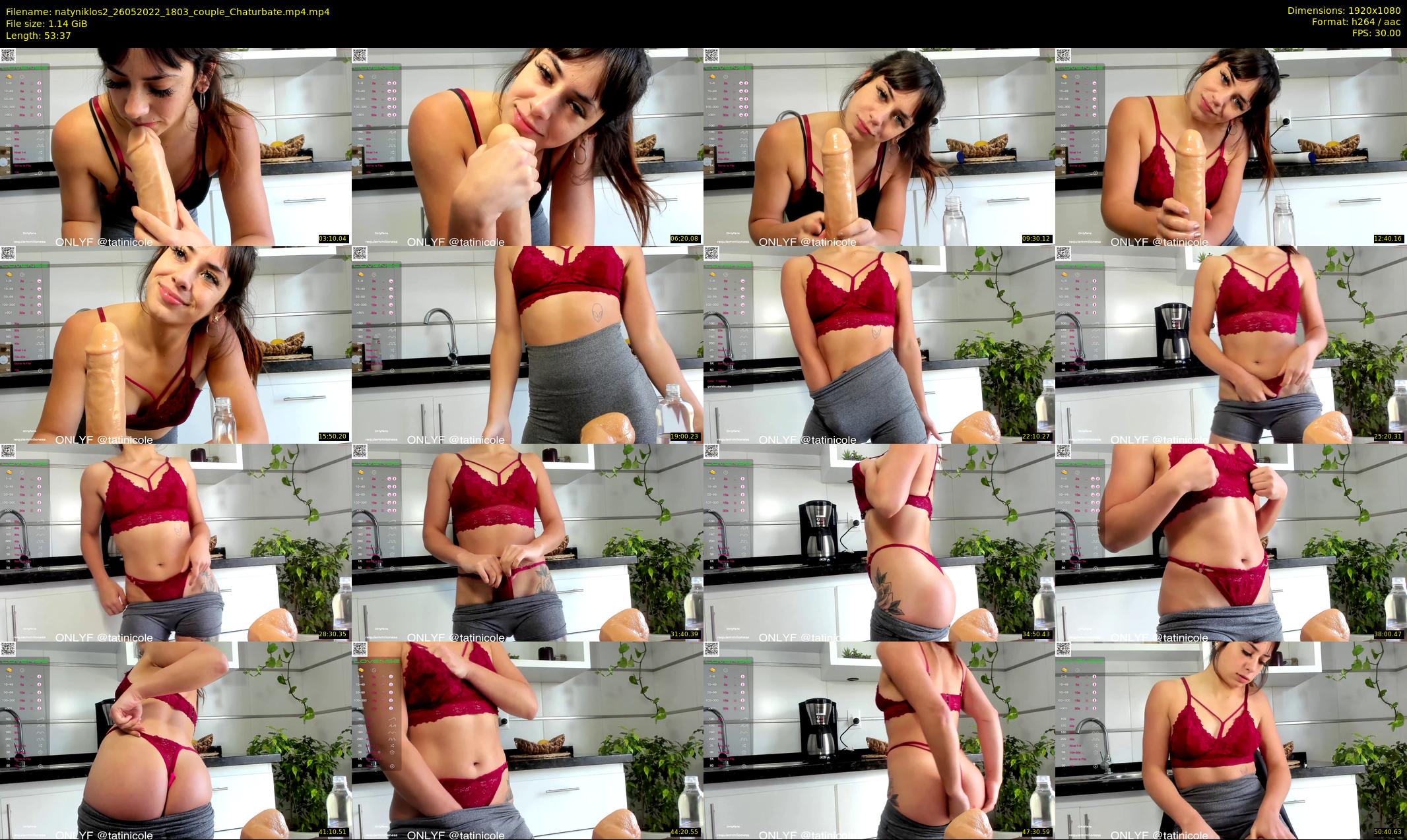 natyniklos2 — 54 minute Chaturbate couple cam show recording, 1080p, May 26, 2022