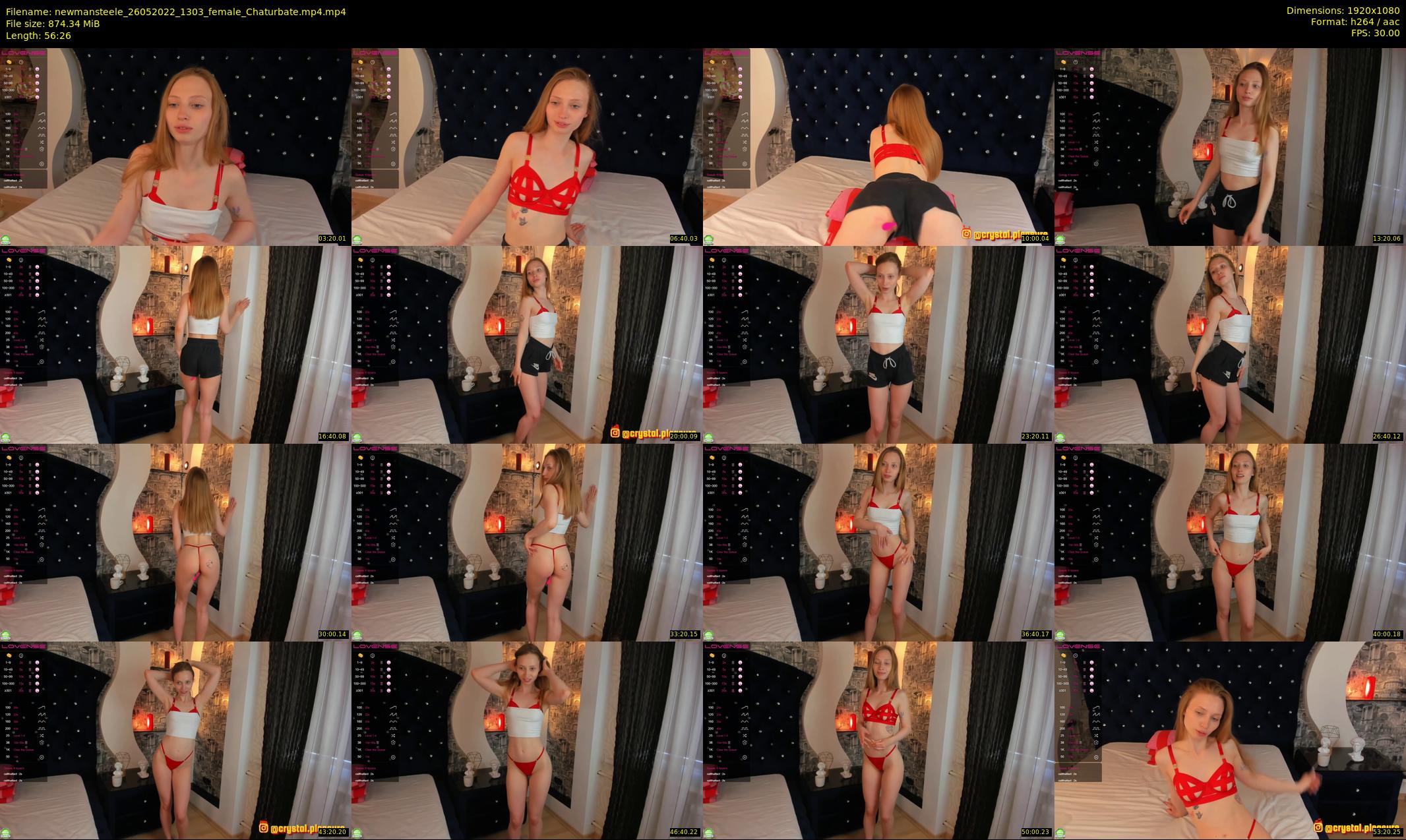 newmansteele — 57 minute Chaturbate couple cam show recording, 1080p, May 26, 2022