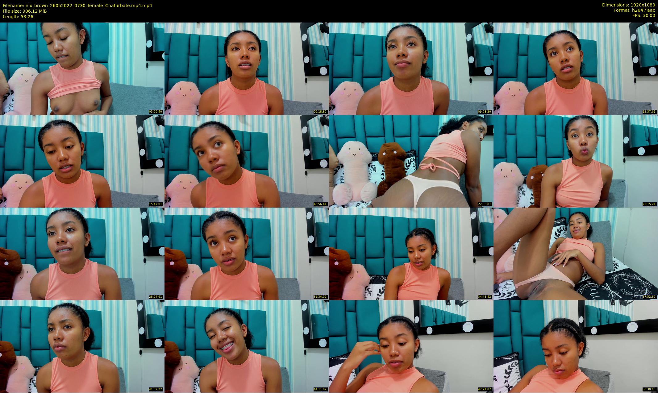 nix_brown — 54 minute Chaturbate female cam show recording, 1080p, May 26, 2022