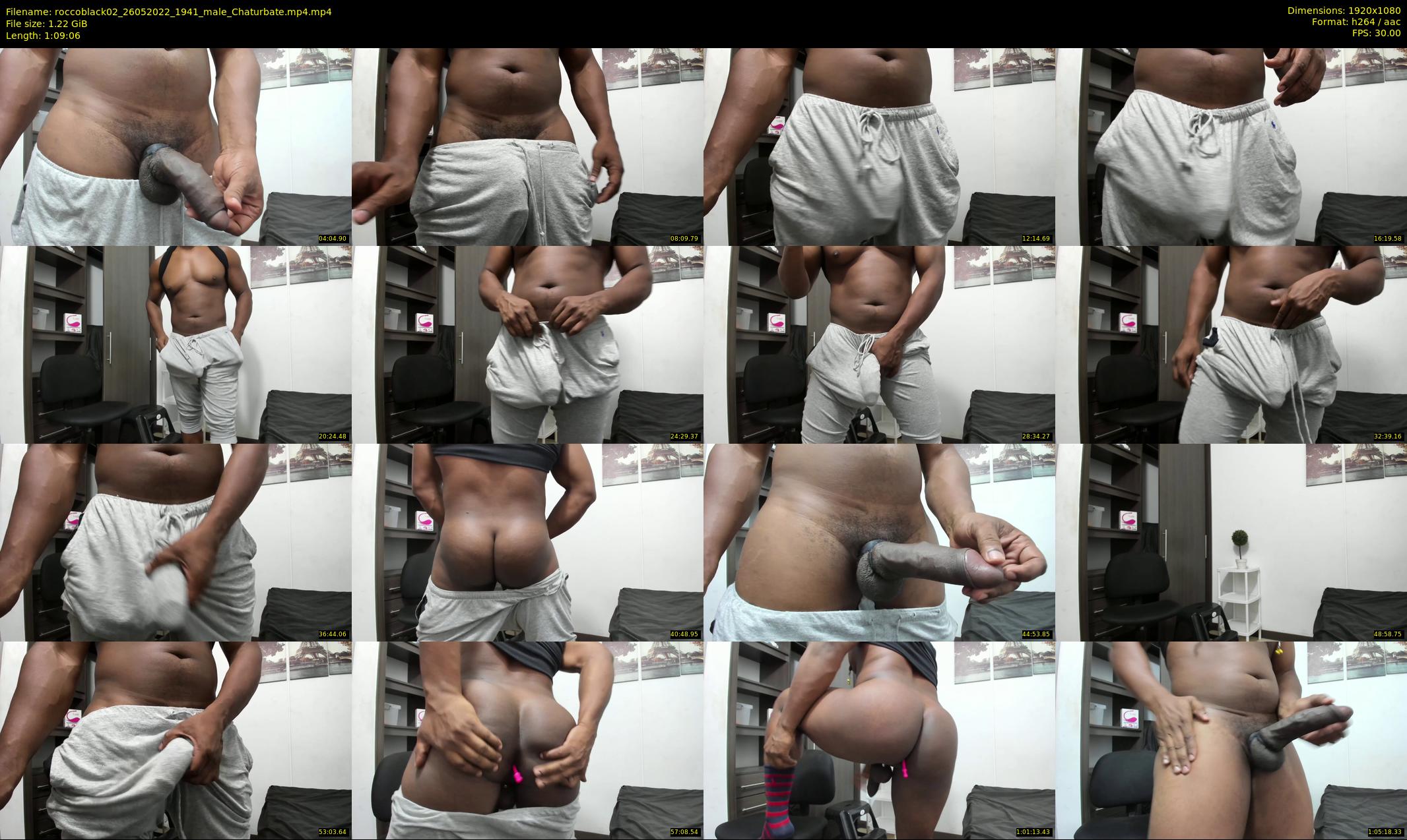 roccoblack02 — 70 minute Chaturbate male cam show recording, 1080p, May 26, 2022