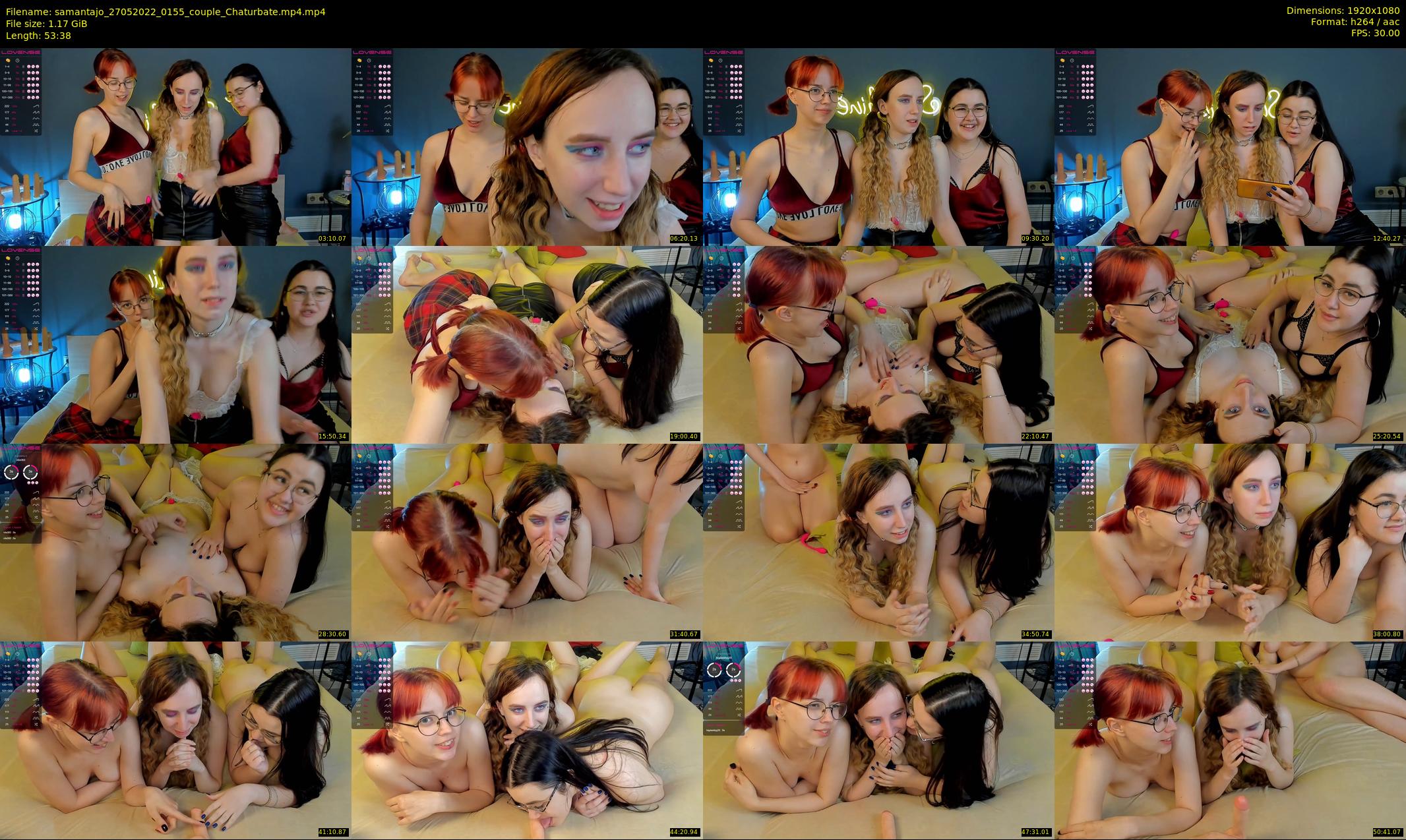 samantajo — 54 minute Chaturbate female cam show recording, 1080p, May 27, 2022