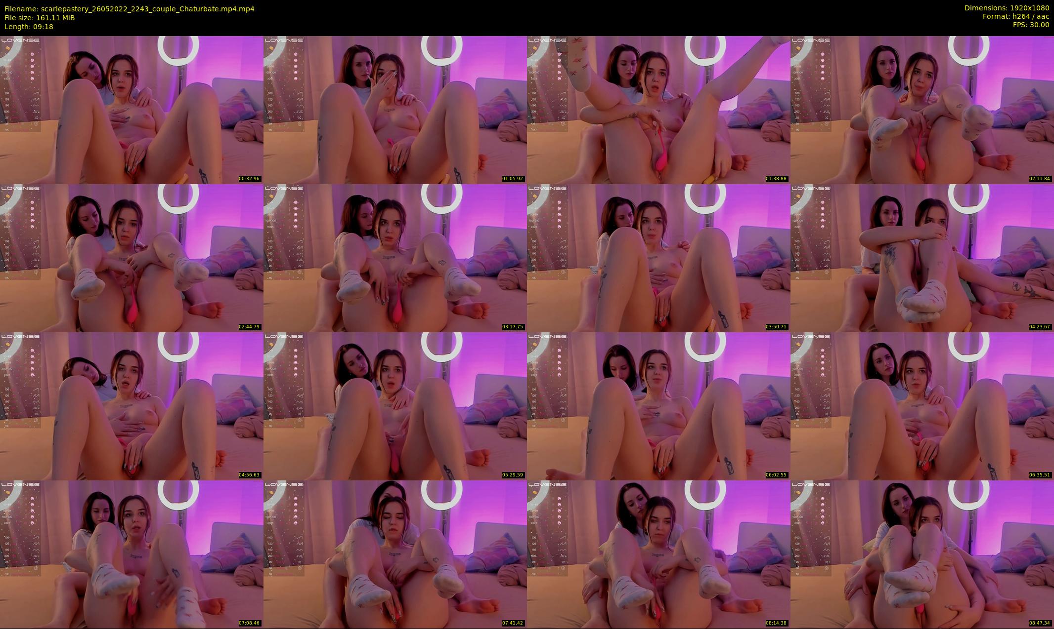 scarlepastery — 10 minute Chaturbate couple cam show recording, 1080p, May 26, 2022