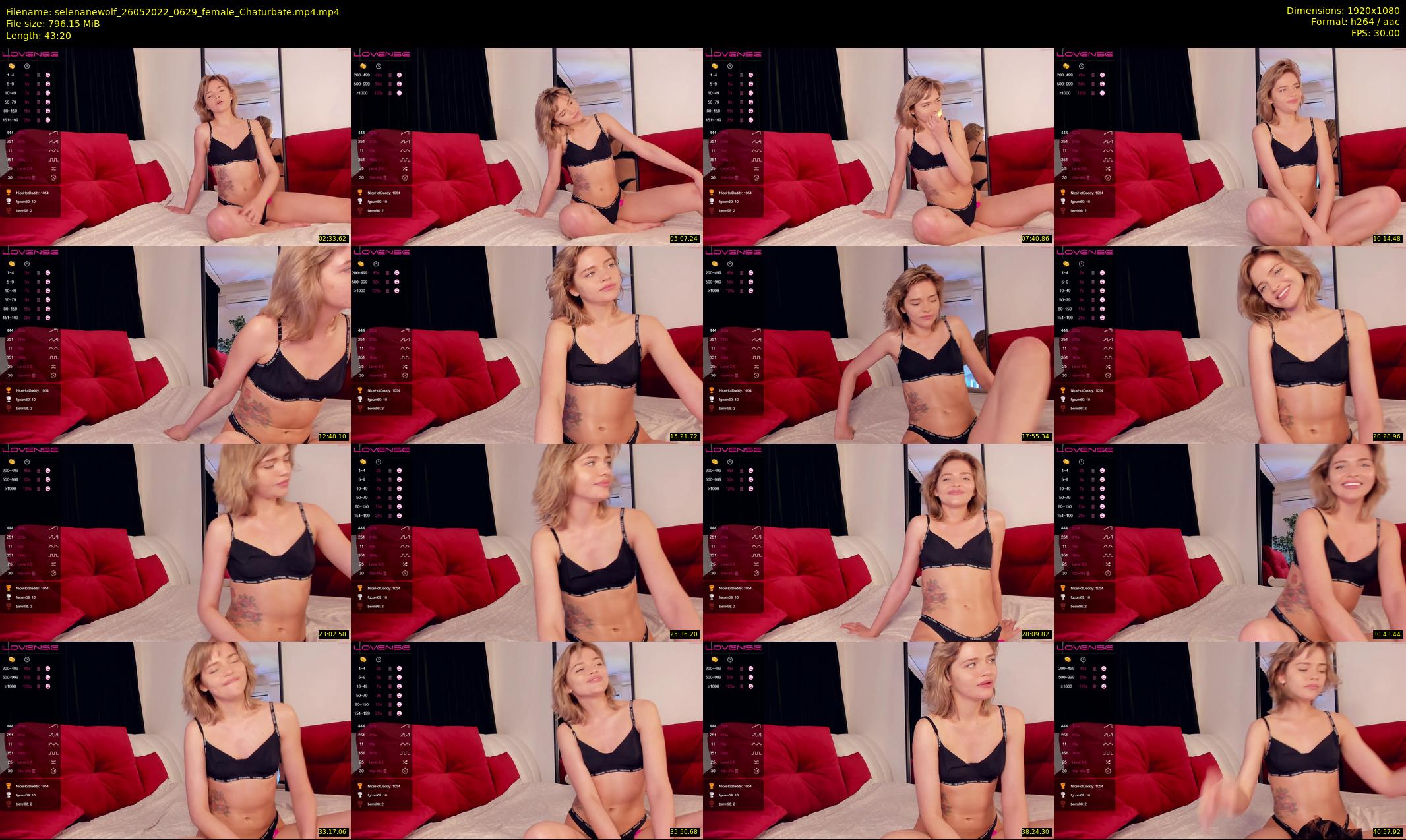 selenanewolf — 44 minute Chaturbate couple cam show recording, 1080p, May 26, 2022