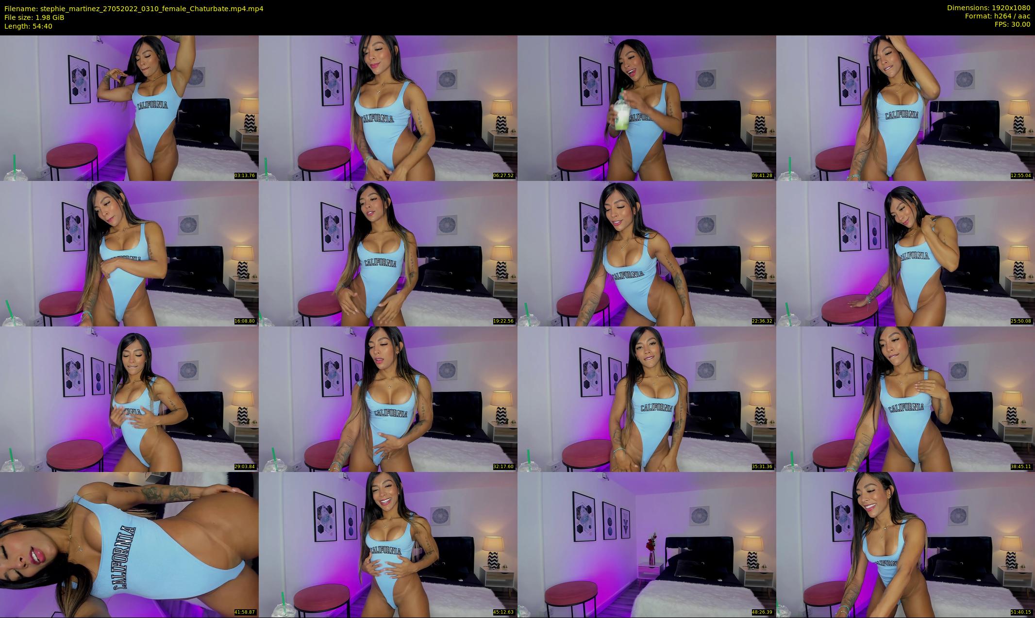 stephie_martinez — 55 minute Chaturbate female cam show recording, 1080p, May 27, 2022