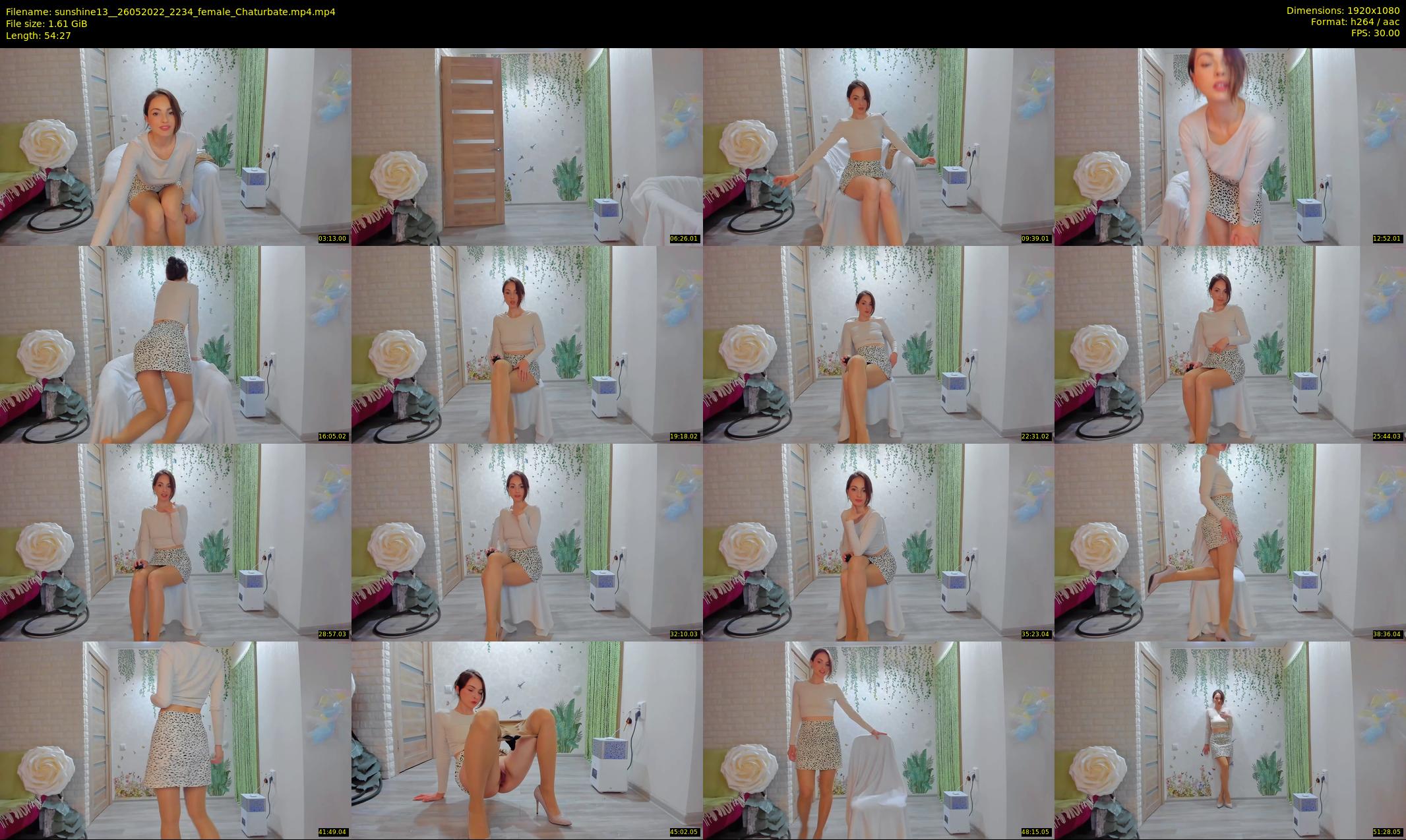 sunshine13_ — 55 minute Chaturbate female cam show recording, 1080p, May 26, 2022