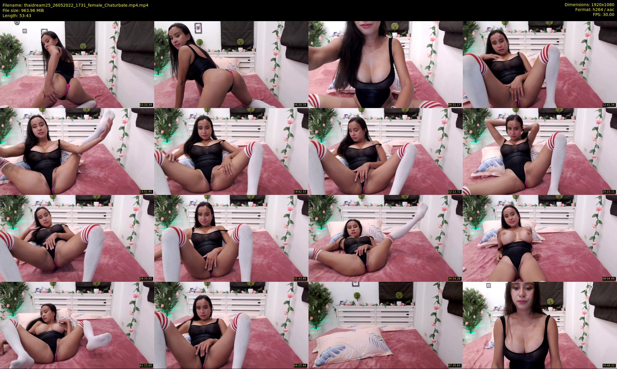 thaidream25 — 54 minute Chaturbate female cam show recording, 1080p, May 26, 2022
