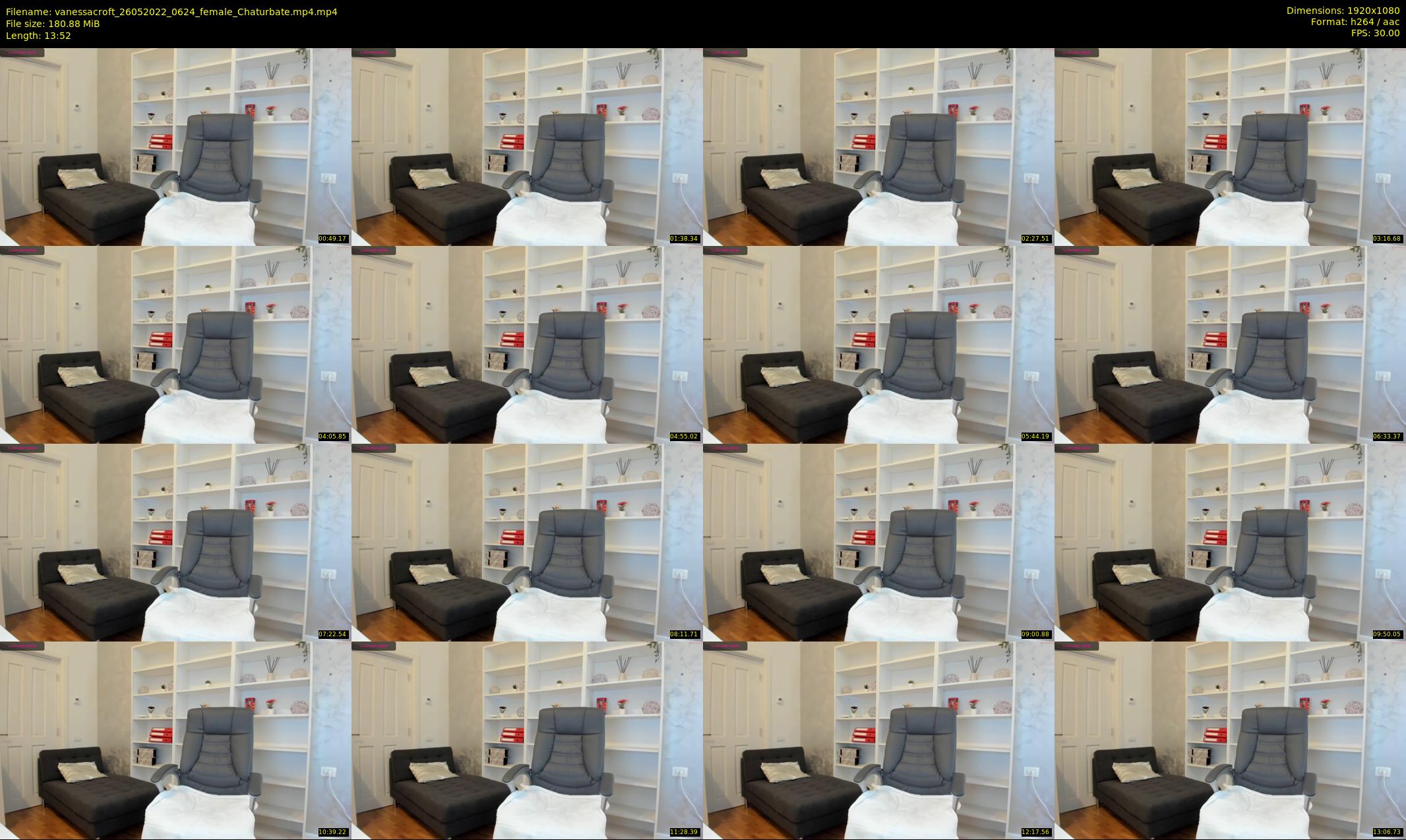 vanessacroft — 14 minute Chaturbate female cam show recording, 1080p, May 26, 2022