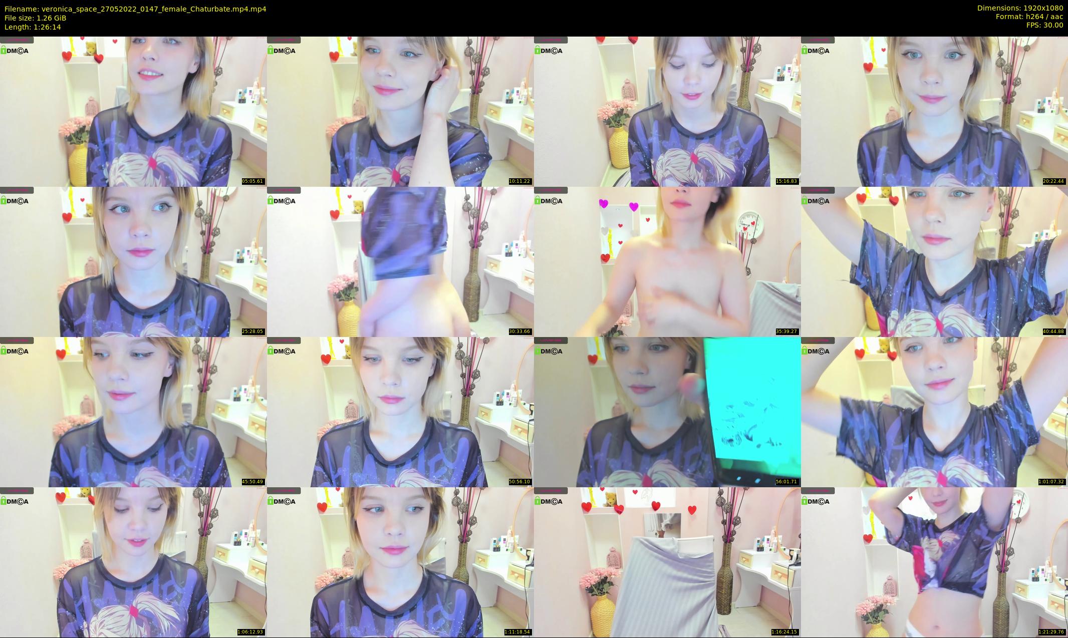 veronica_space — 87 minute Chaturbate female cam show recording, 1080p, May 27, 2022