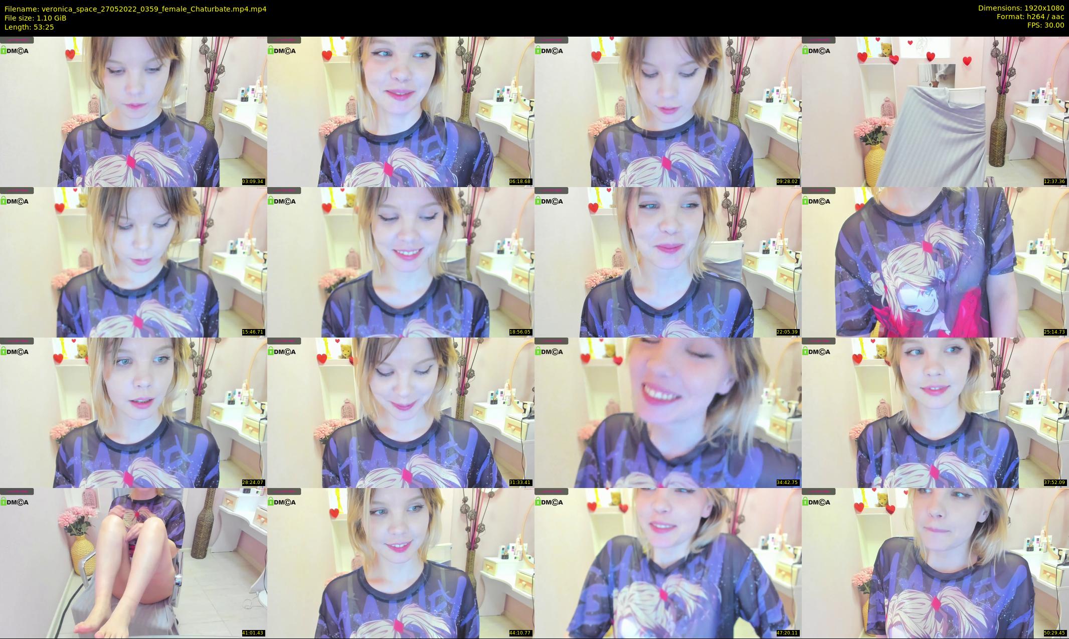 veronica_space — 54 minute Chaturbate female cam show recording, 1080p, May 27, 2022