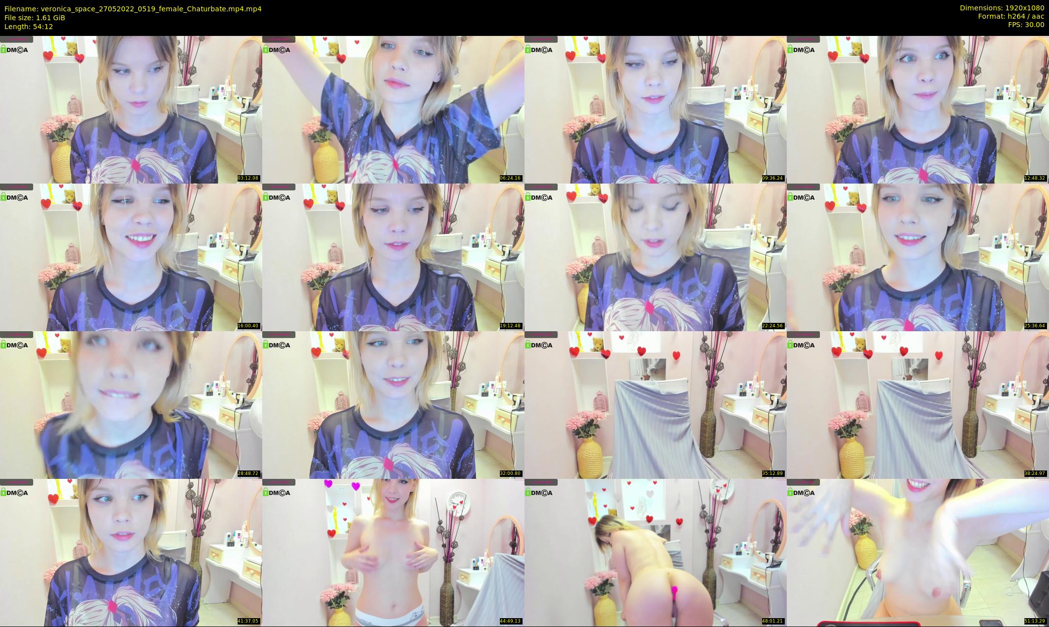 veronica_space — 55 minute Chaturbate female cam show recording, 1080p, May 27, 2022