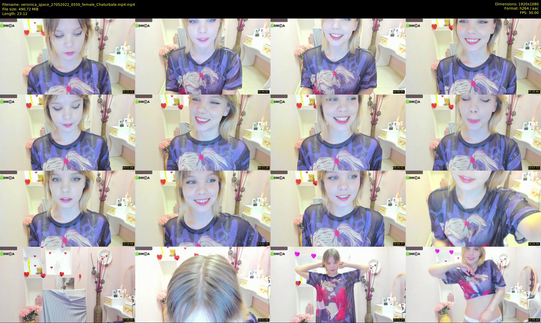veronica_space — 24 minute Chaturbate female cam show recording, 1080p, May 27, 2022