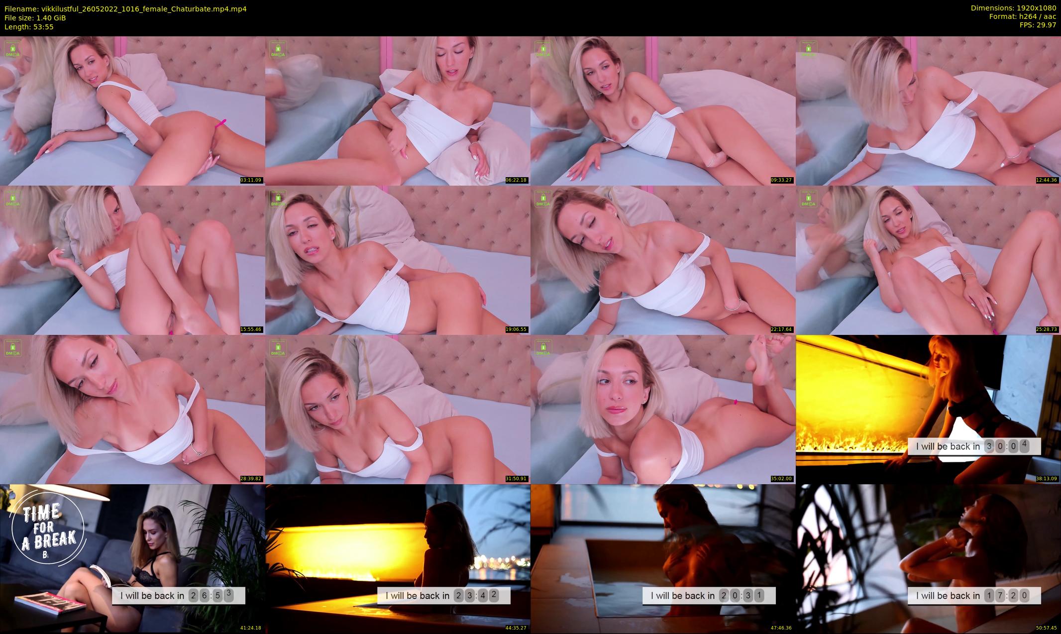 vikkilustful — 54 minute Chaturbate female cam show recording, 1080p, May 26, 2022