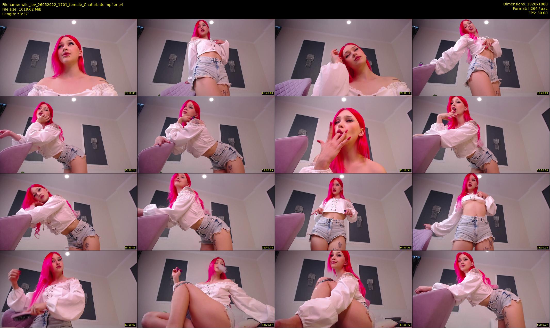 wild_lov — 54 minute Chaturbate female cam show recording, 1080p, May 26, 2022