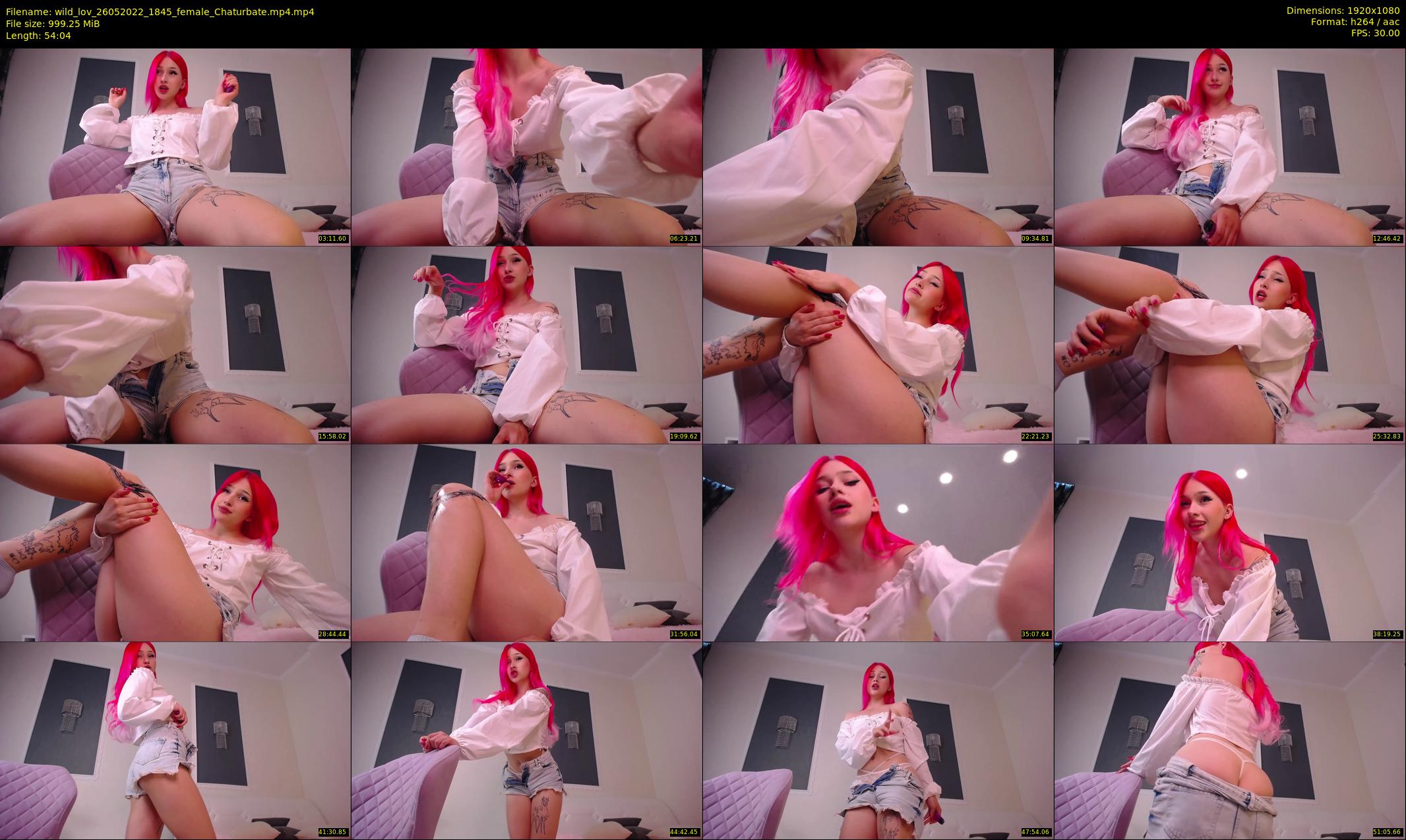 wild_lov — 55 minute Chaturbate female cam show recording, 1080p, May 26, 2022