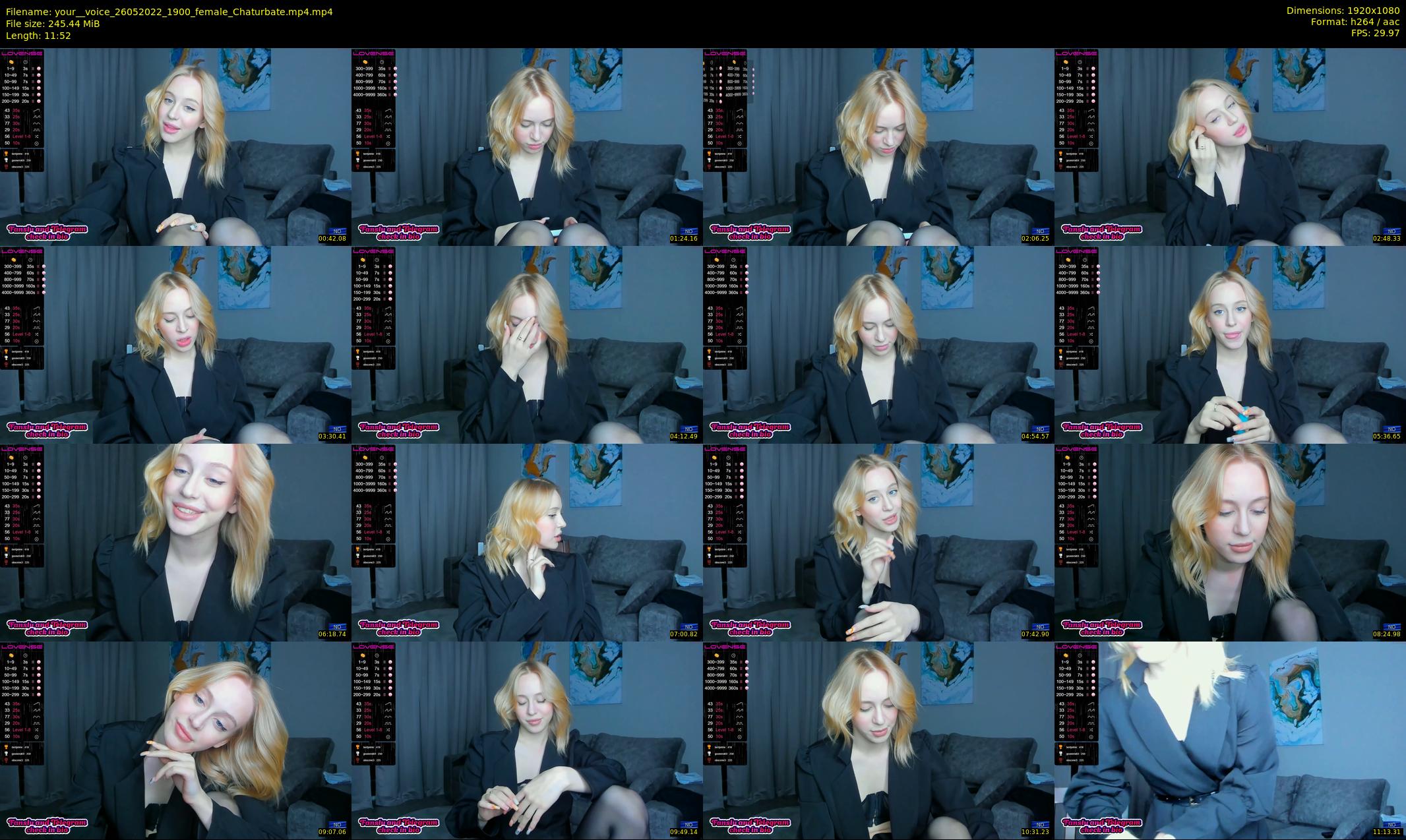 your__voice — 12 minute Chaturbate female cam show recording, 1080p, May 26, 2022