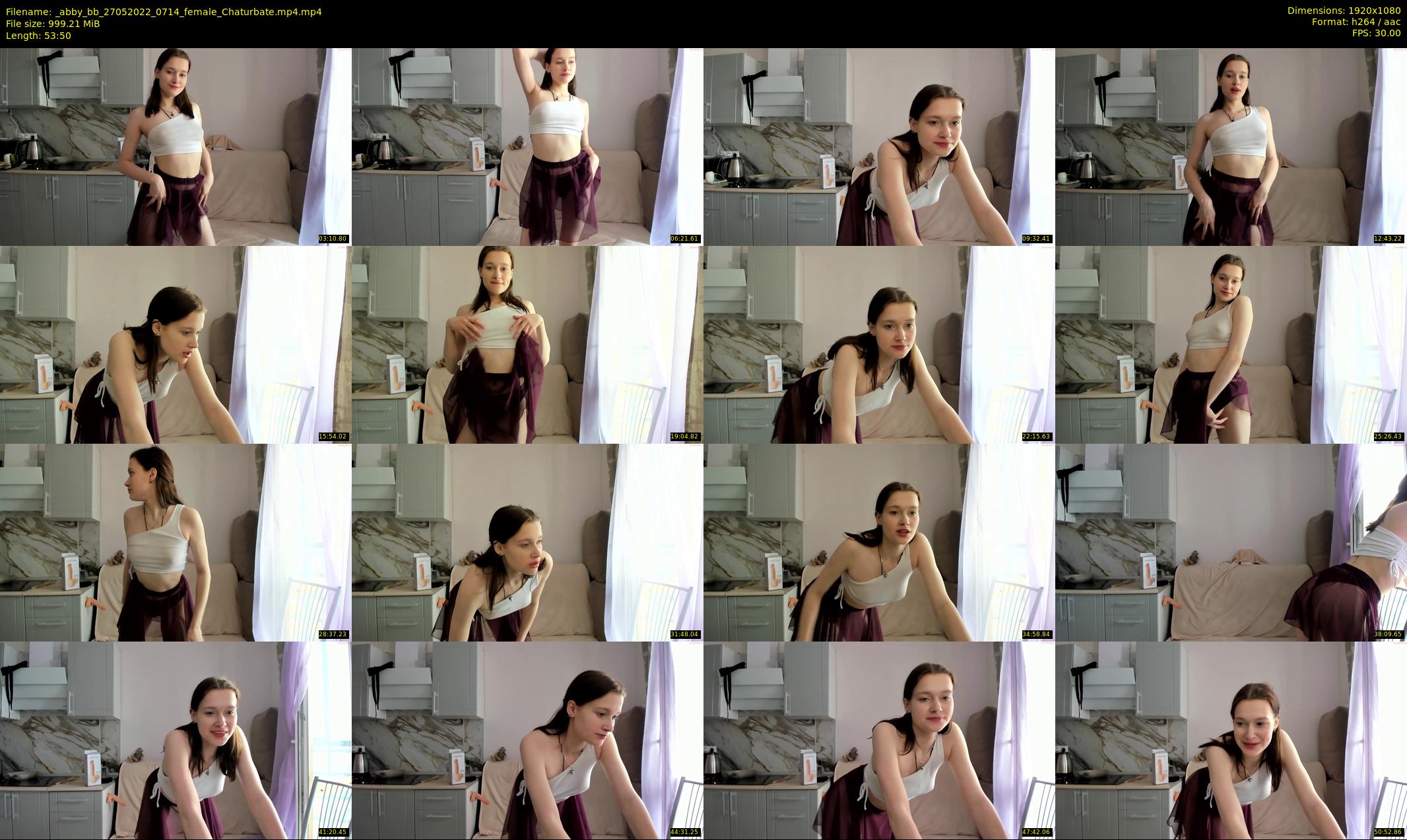 _abby_bb — 54 minute Chaturbate female cam show recording, 1080p, May 27, 2022