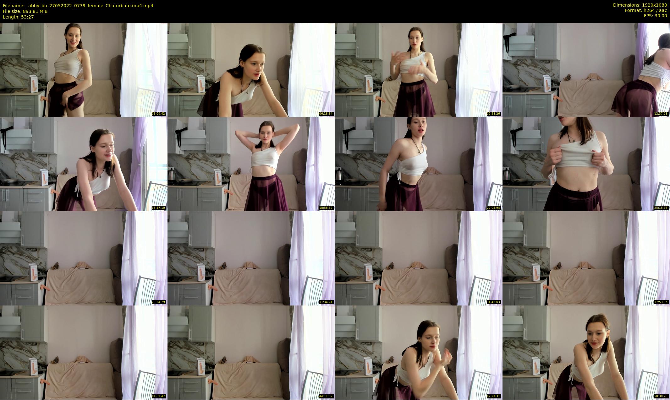 _abby_bb — 54 minute Chaturbate female cam show recording, 1080p, May 27, 2022