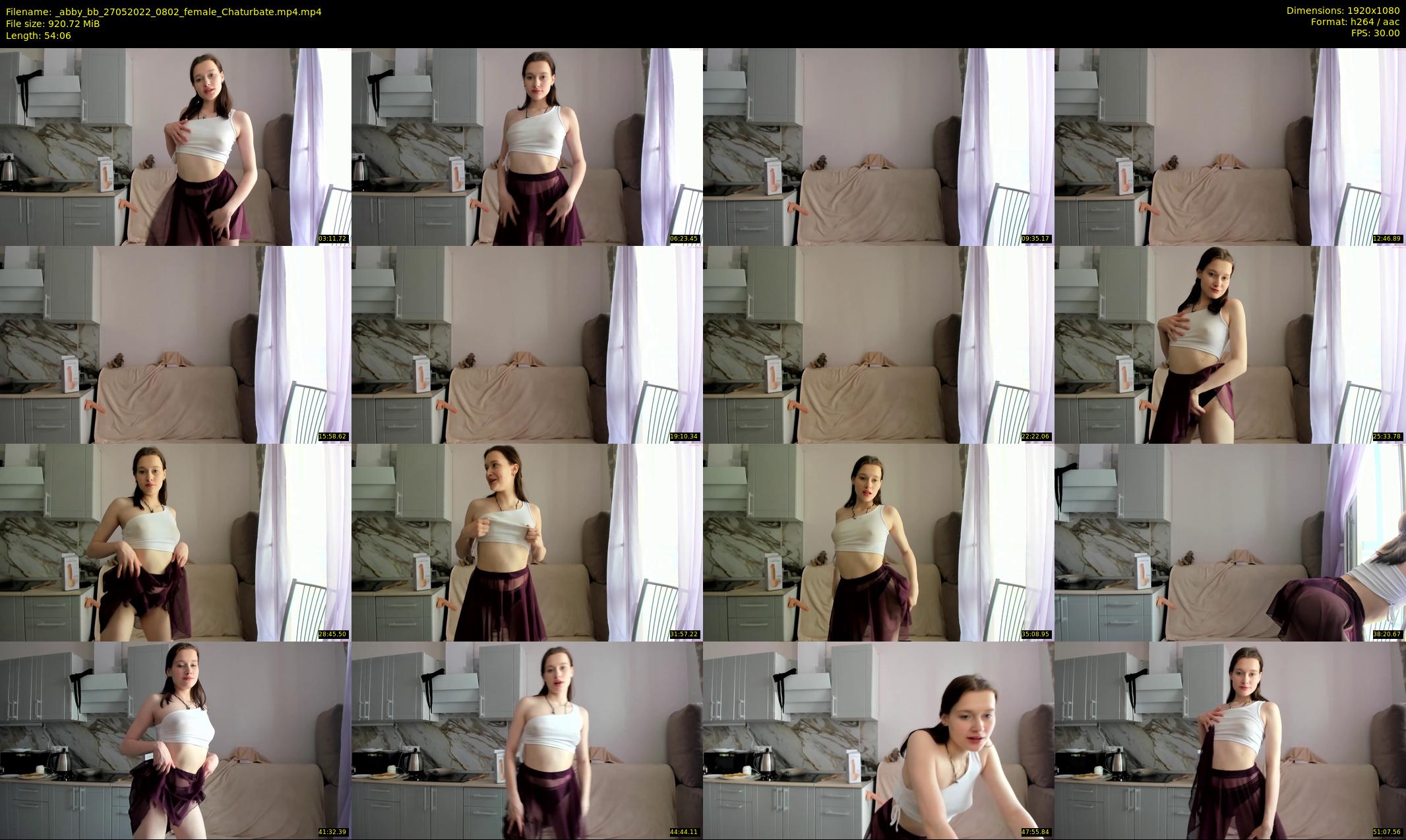 _abby_bb — 55 minute Chaturbate female cam show recording, 1080p, May 27, 2022